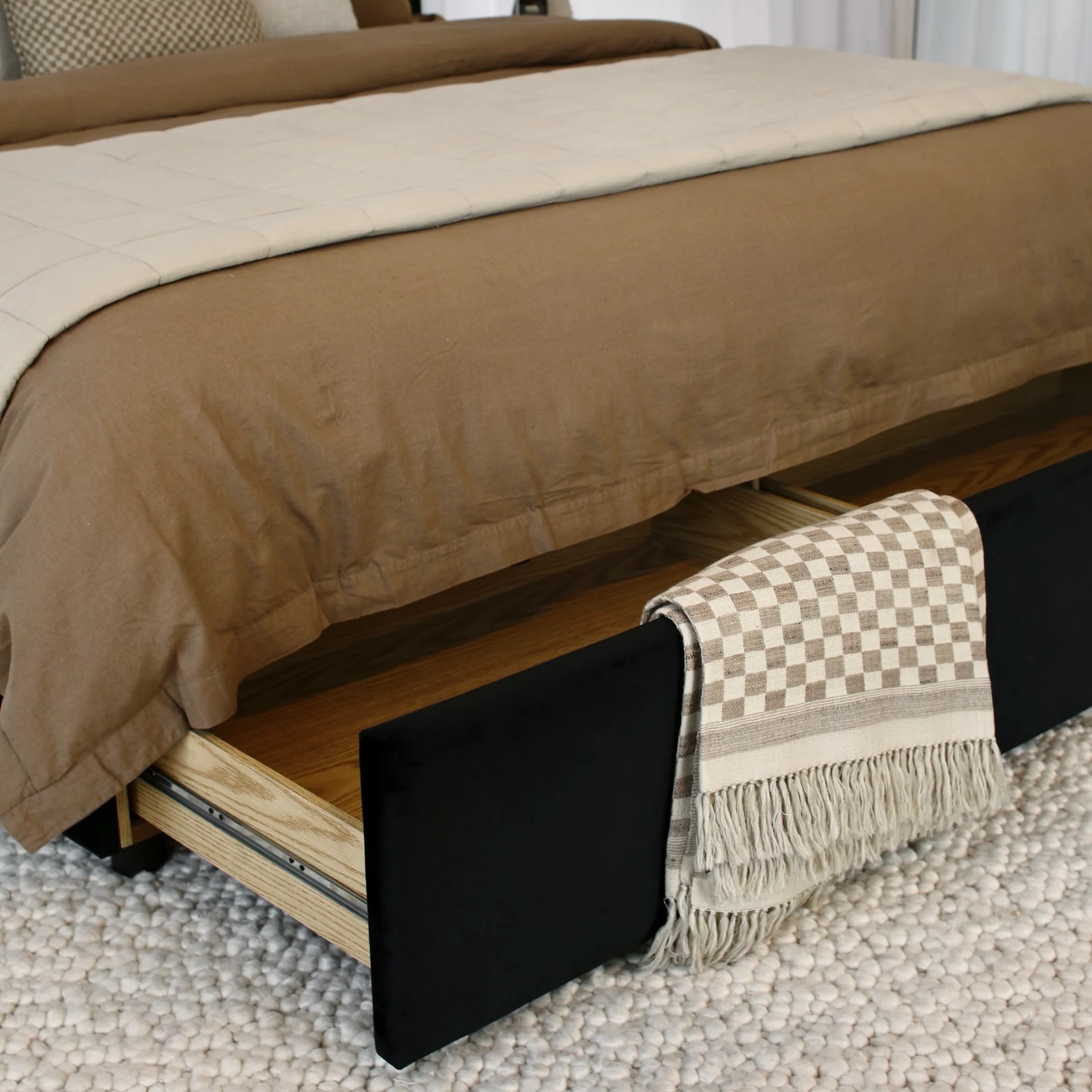 Allure Bed with Drawers - Midnight - Image 3