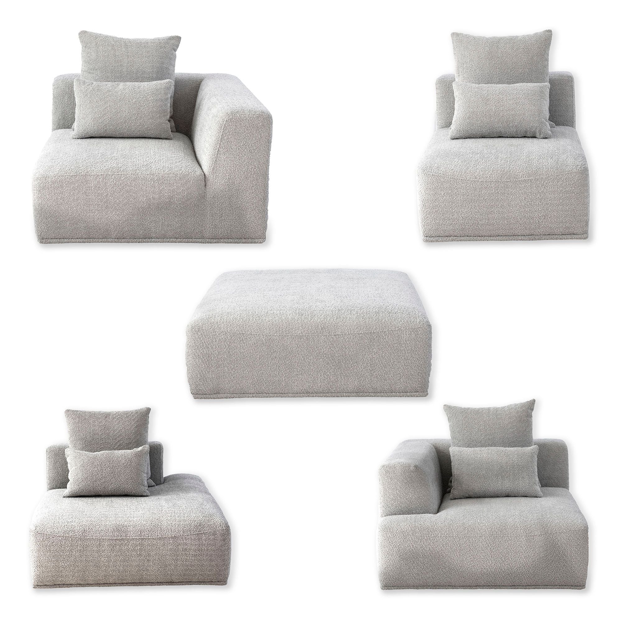 Axel 3 Seater Lounge - Grey Gum - Image 5