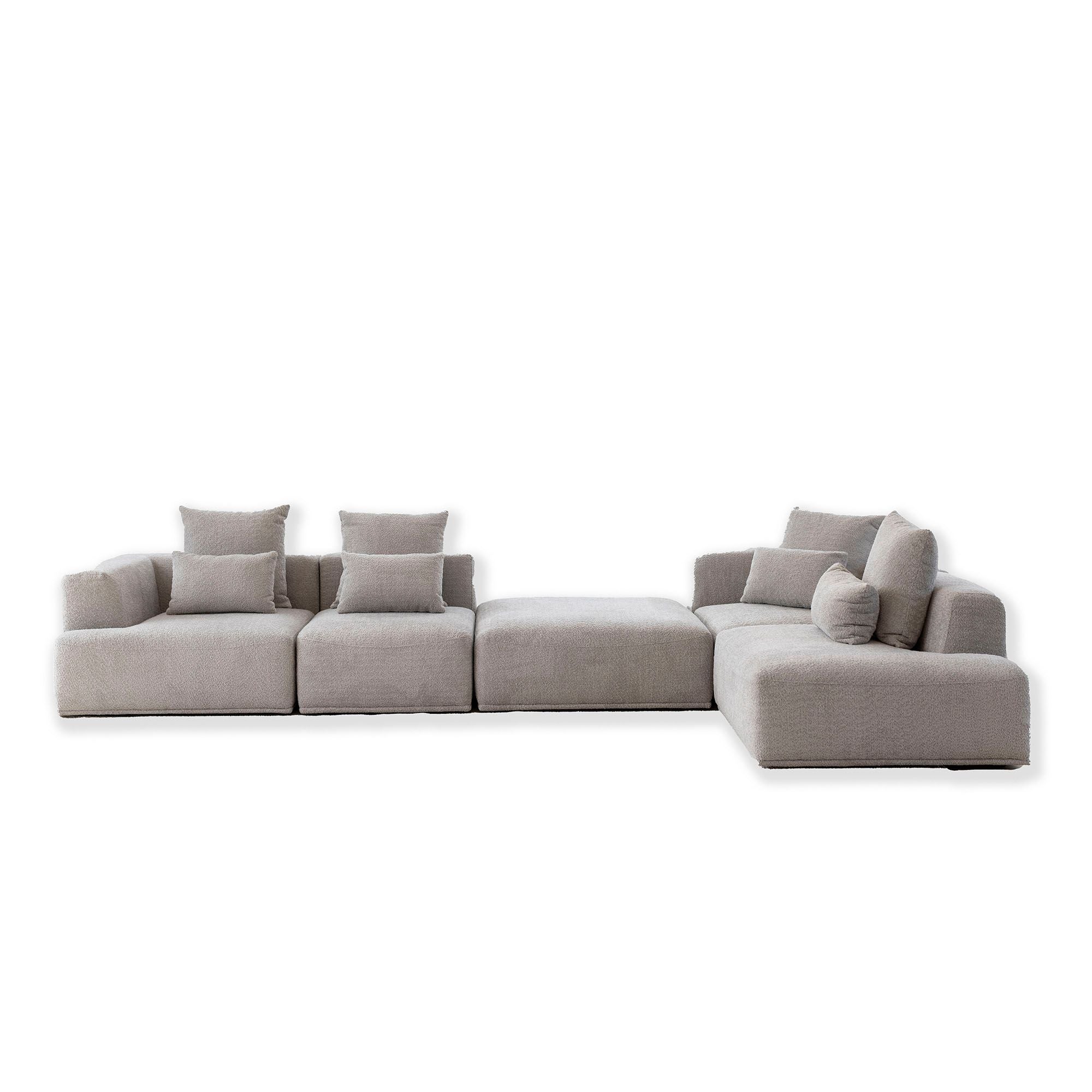 Axel Full Modular Lounge - Grey Gum - Image 8