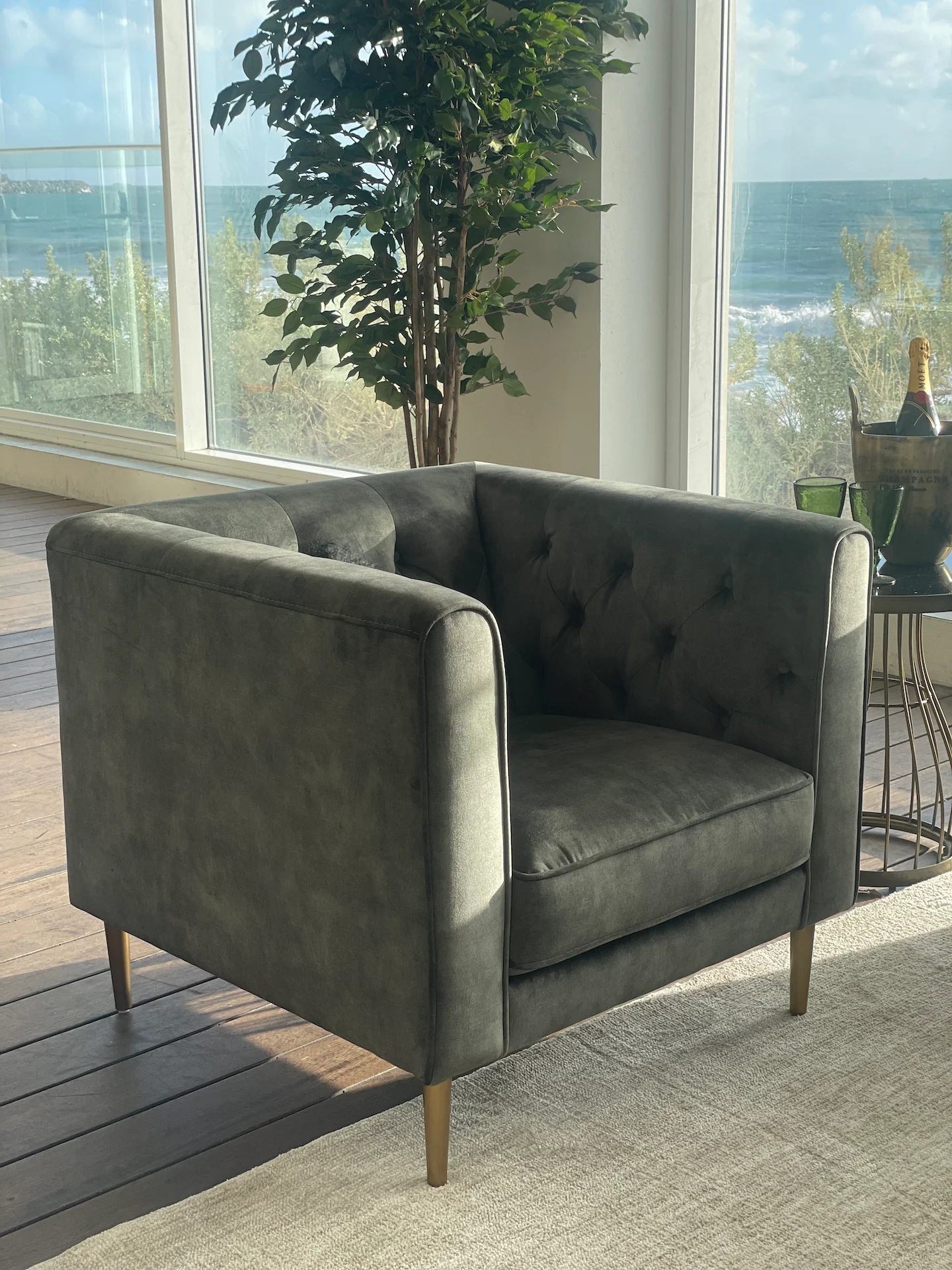 Bloomsburg Armchair - Forest - Image 3