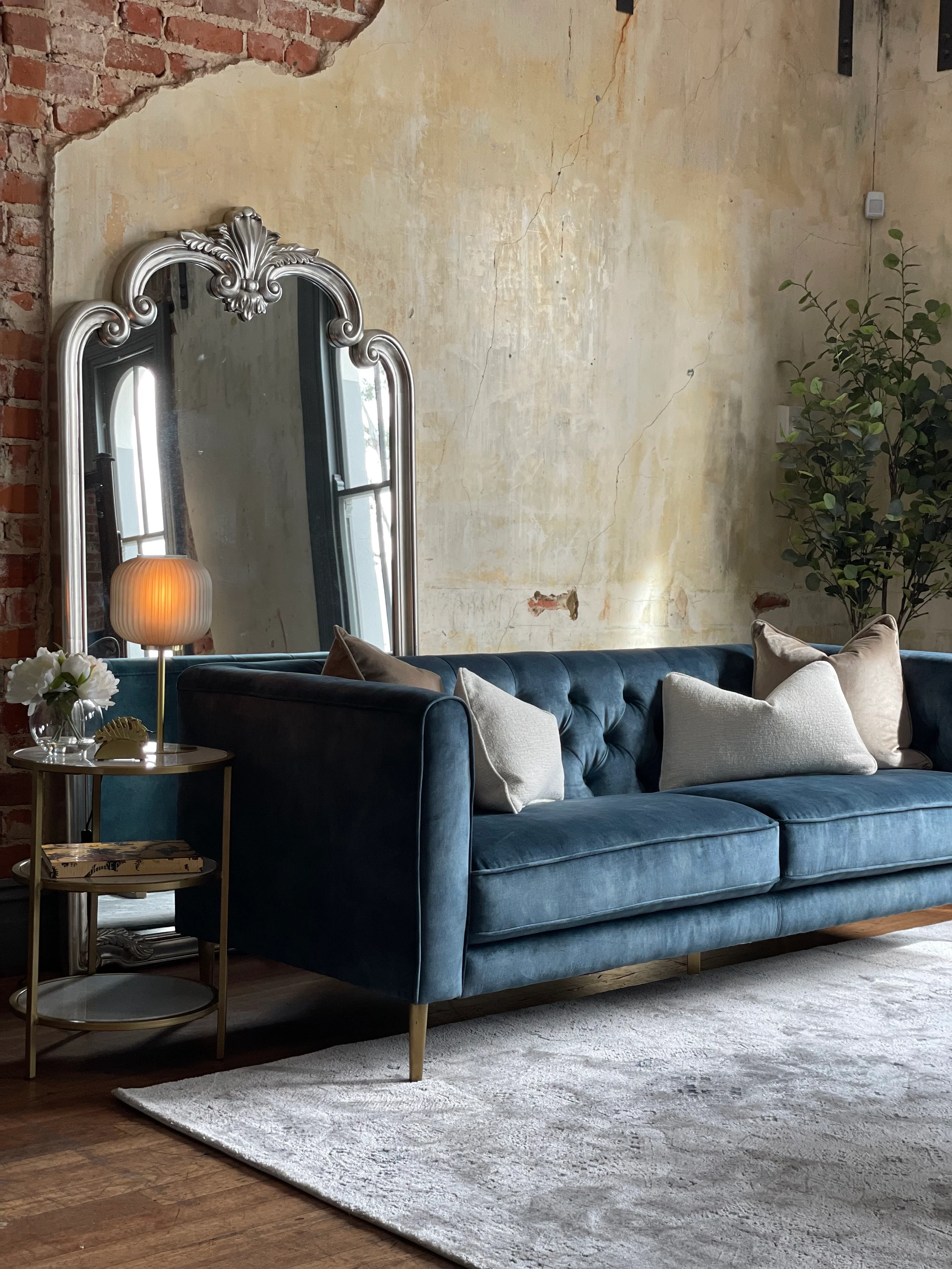 Bloomsburg 3 Seater Sofa - Indigo - Image 5