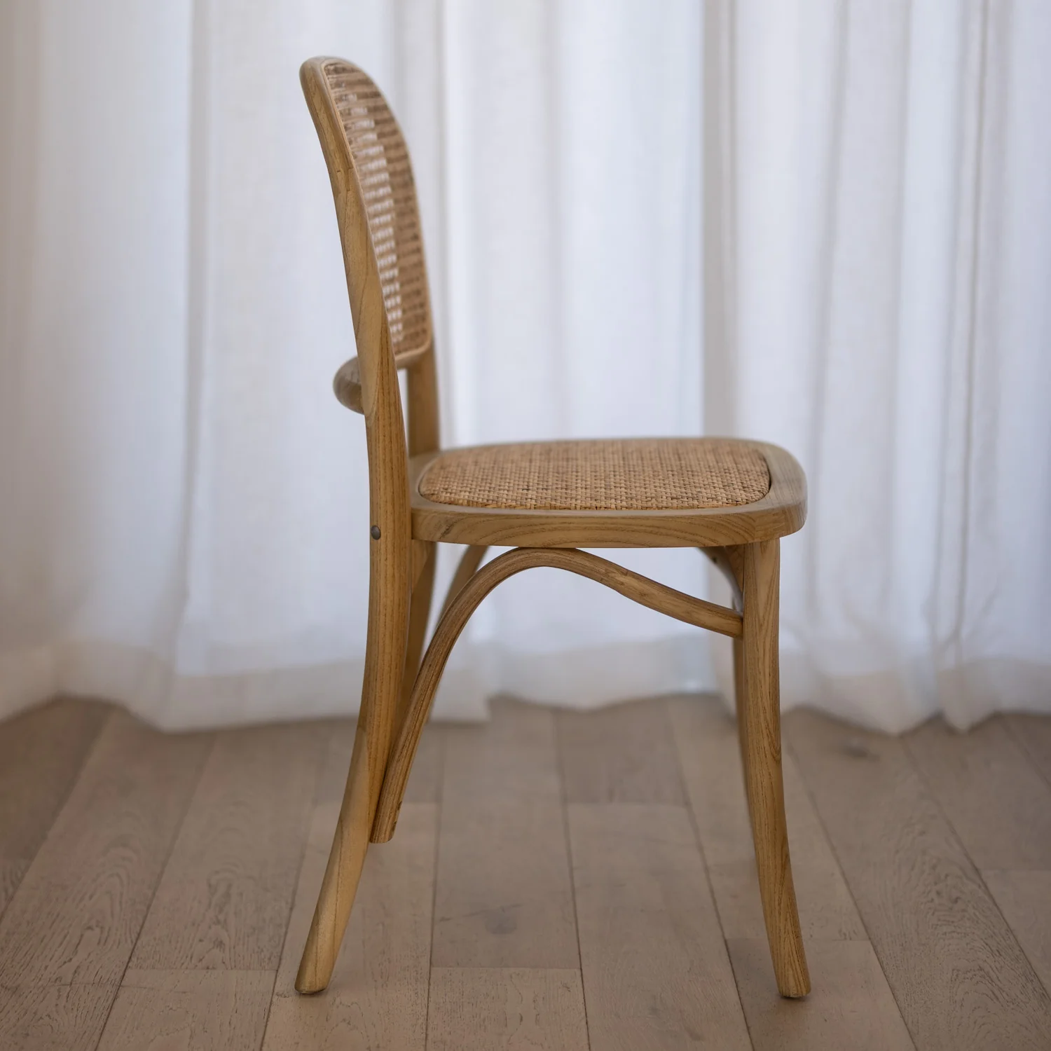 Camilla Elm Wood Chair - Natural - Image 3