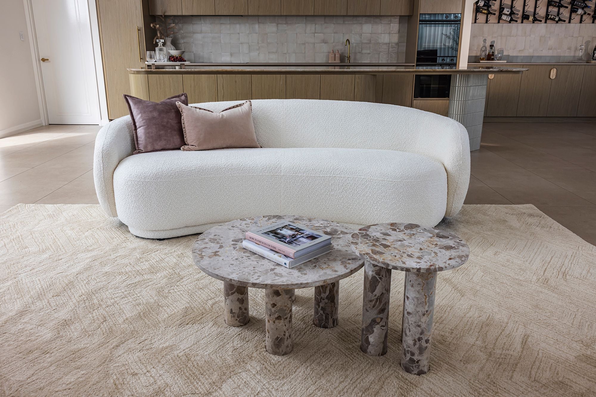 Catalina 3 Seater Sofa - White - Image 3