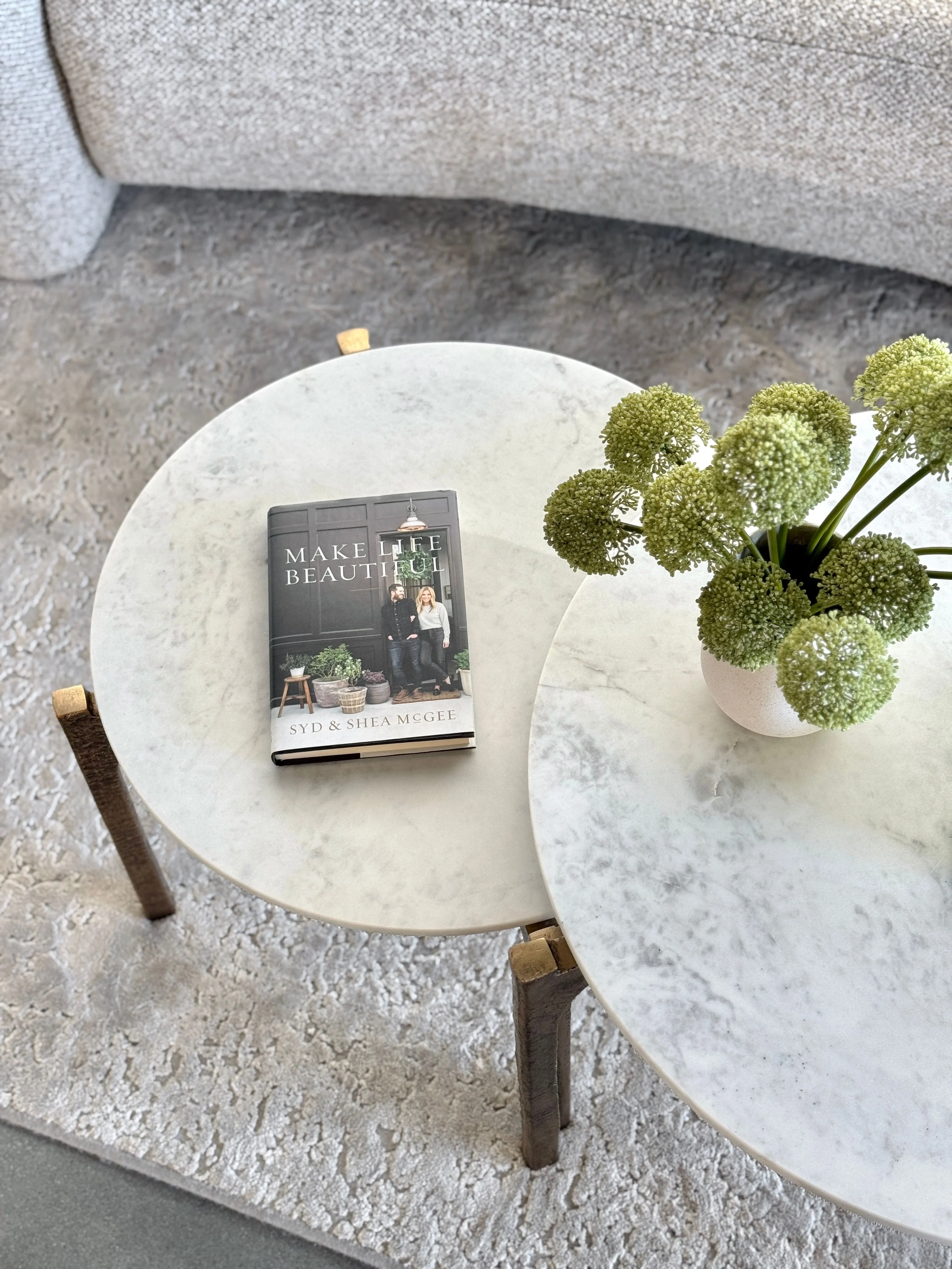 Cleo Marble Coffee Table - Image 3