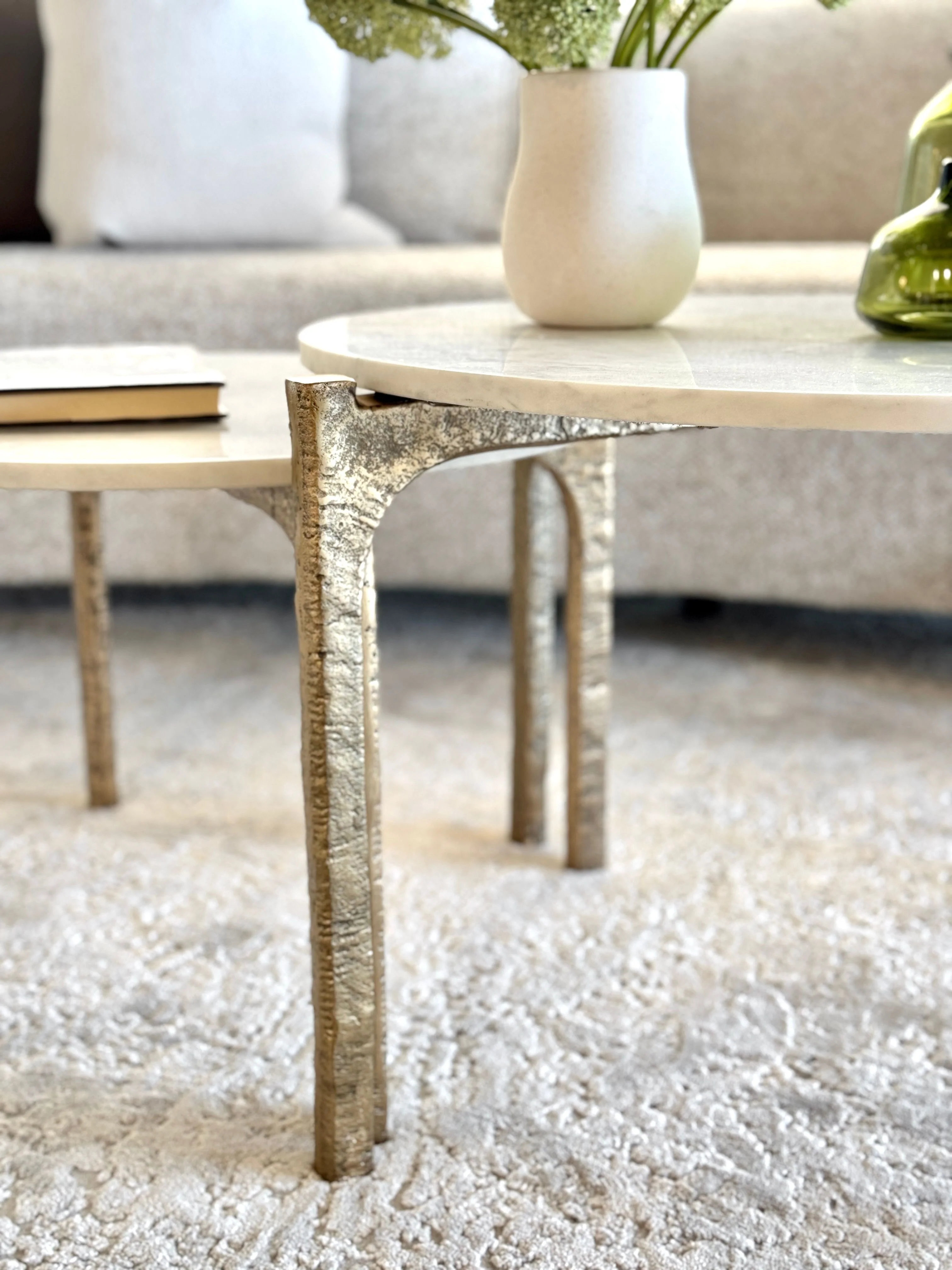 Cleo Marble Coffee Table - Image 5