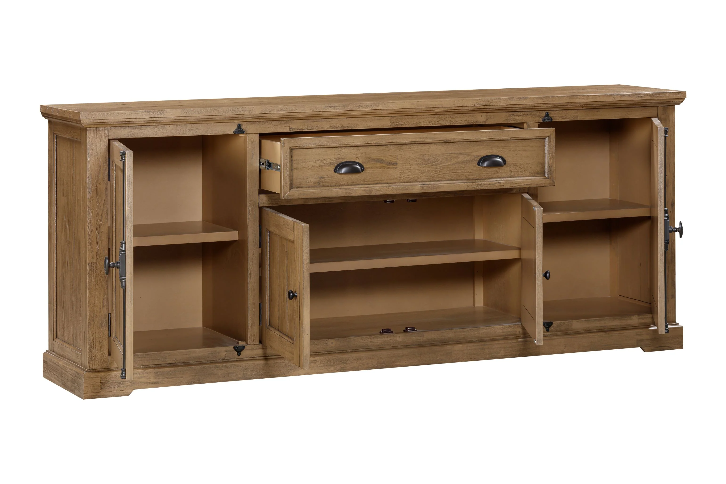 Colorado 4 doors 1 Drawer Sideboard - Image 3