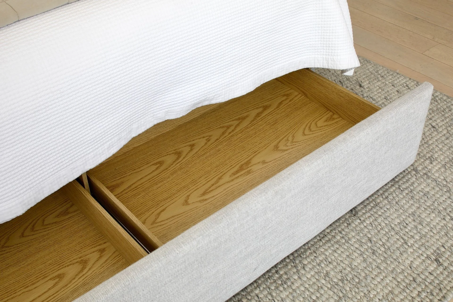 Allure Bed with Drawers - Natural - Image 10