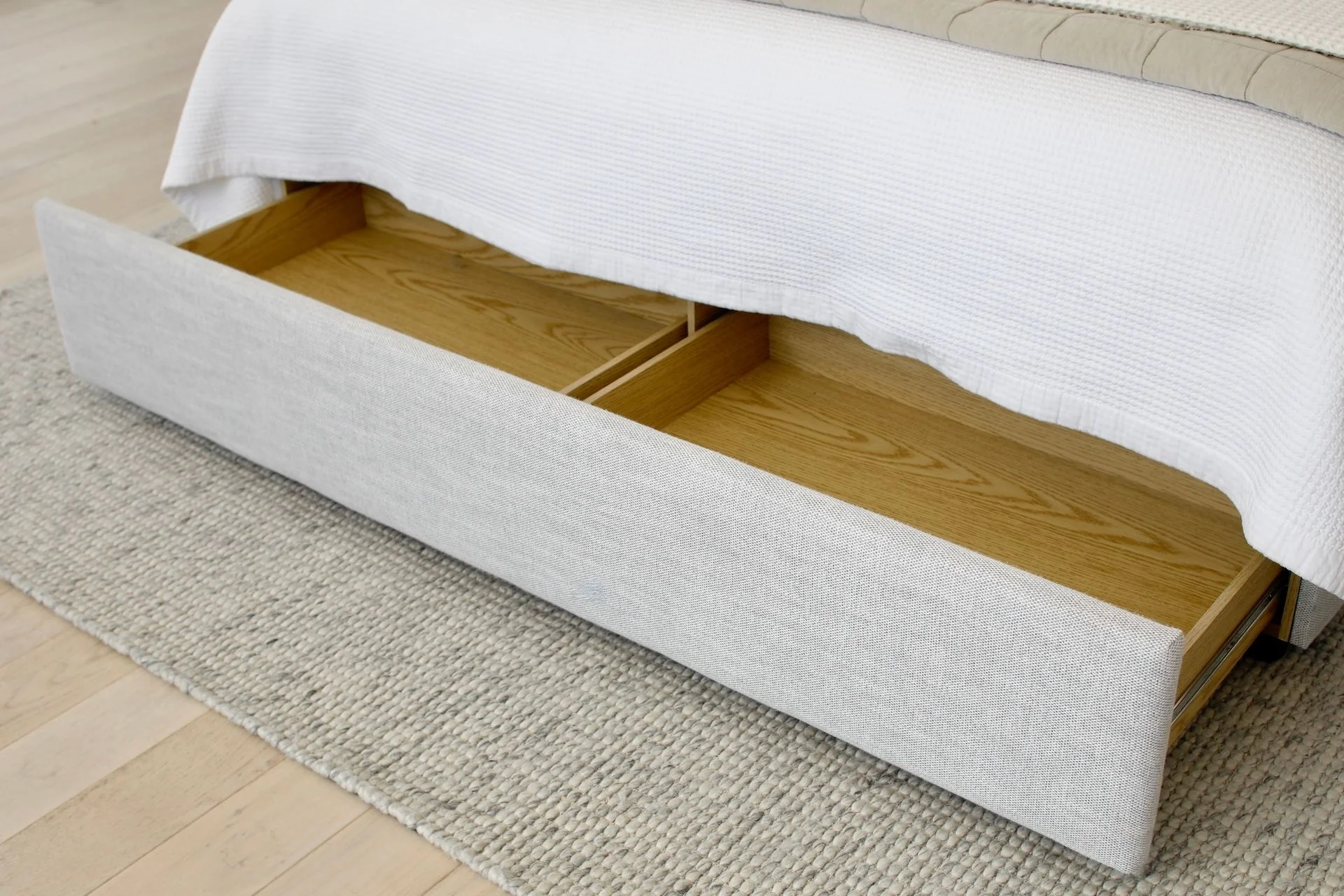 Allure Bed with Drawers - Natural - Image 9