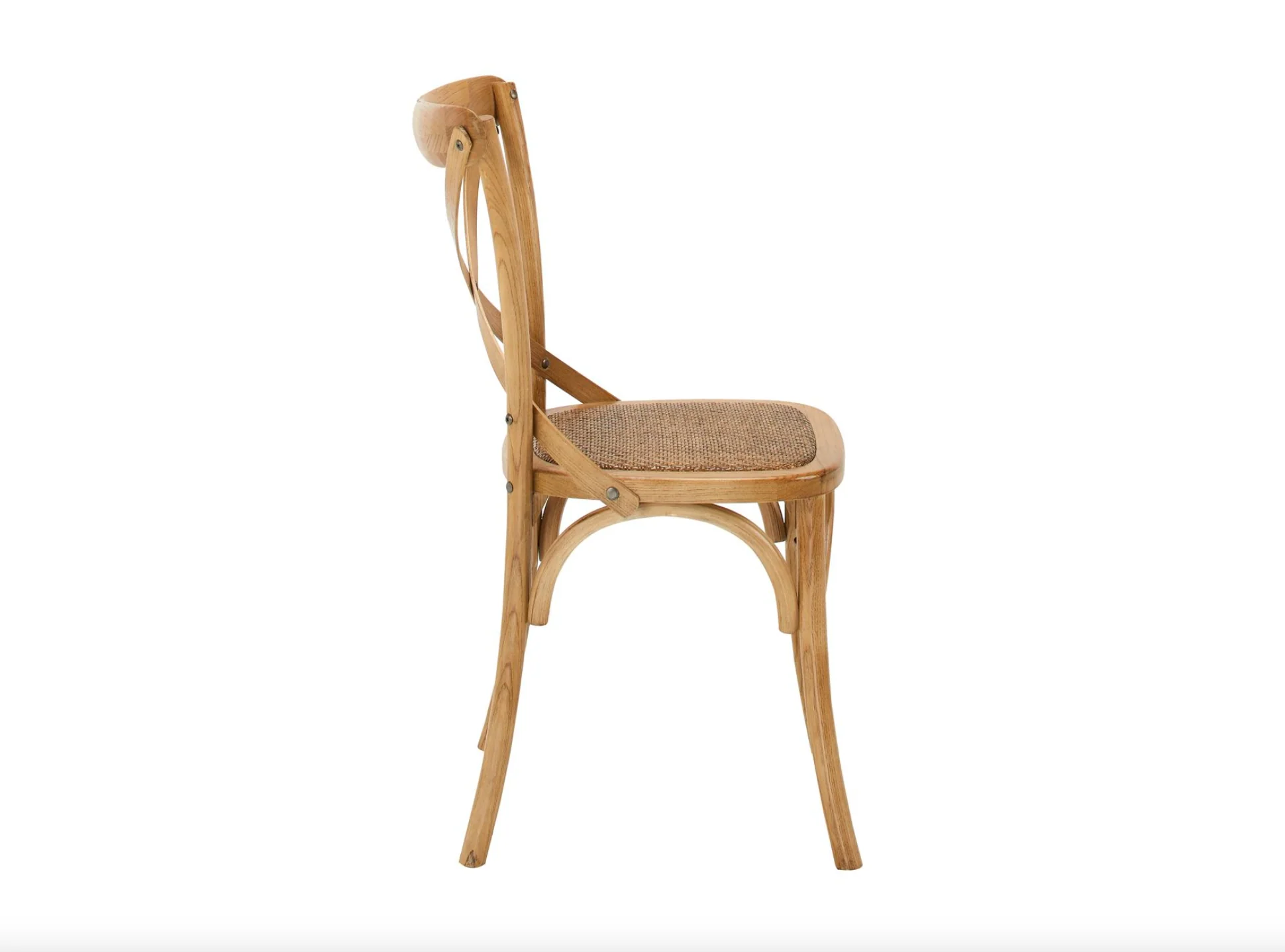 Cross Back Chair (Natural) - Image 3