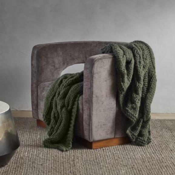 Elowen Armchair - Grey - Image 11