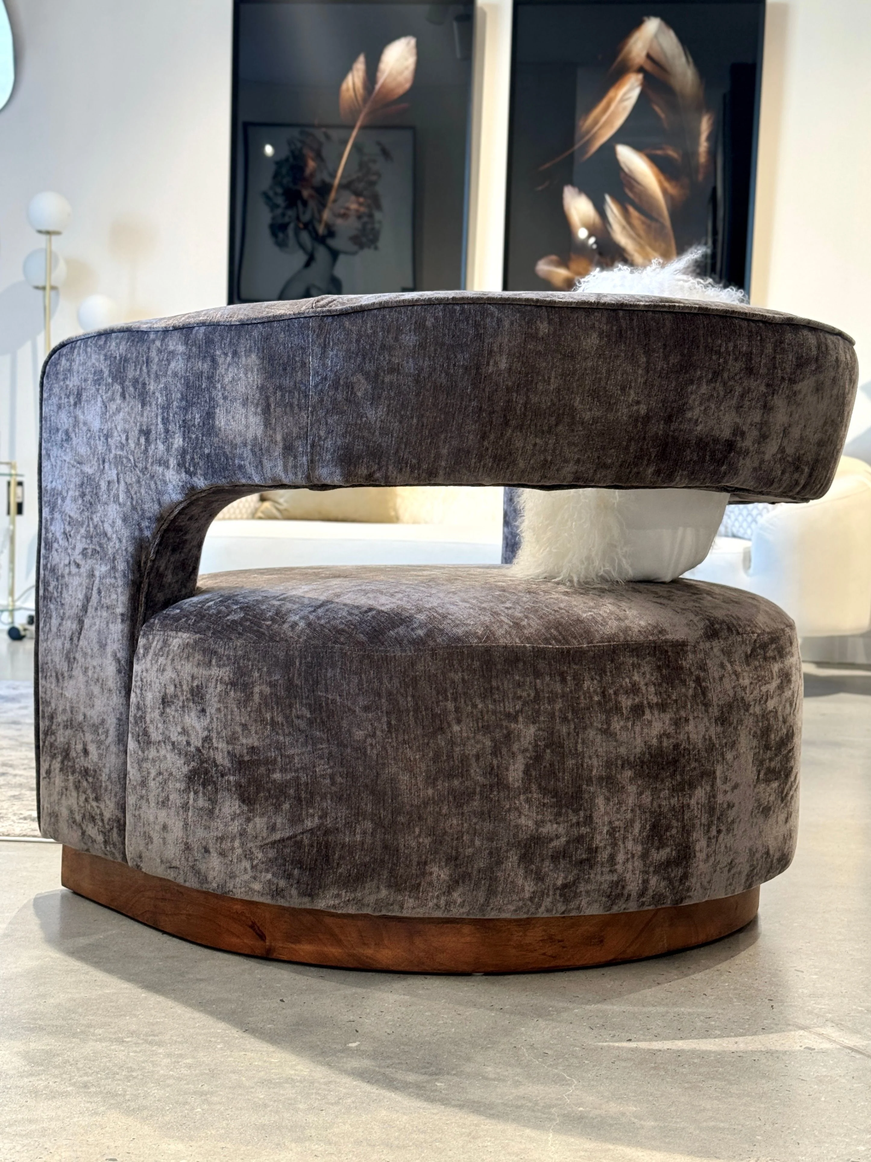 Elowen Armchair - Grey - Image 3