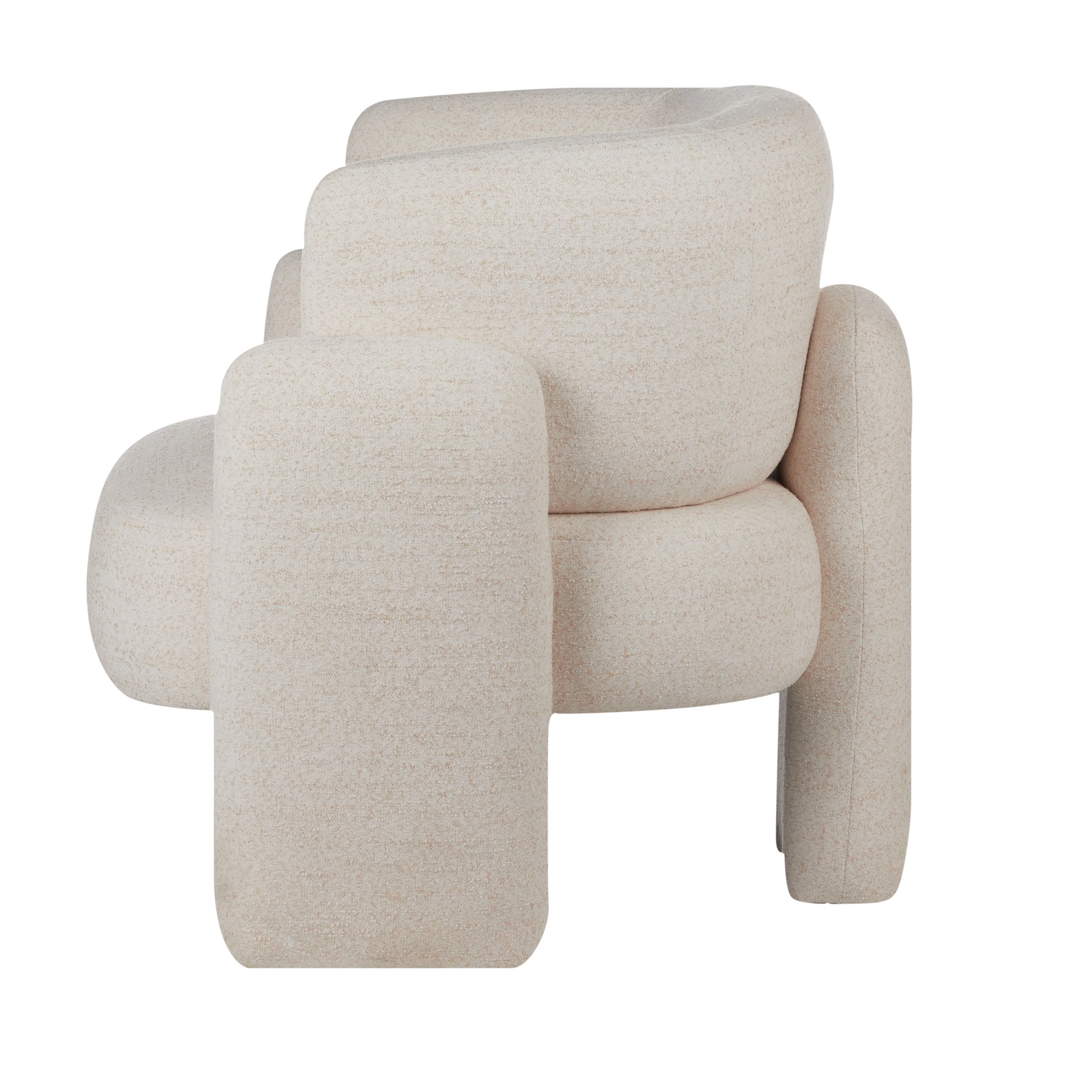 Esme Accent Chair - Marshmallow - Image 11