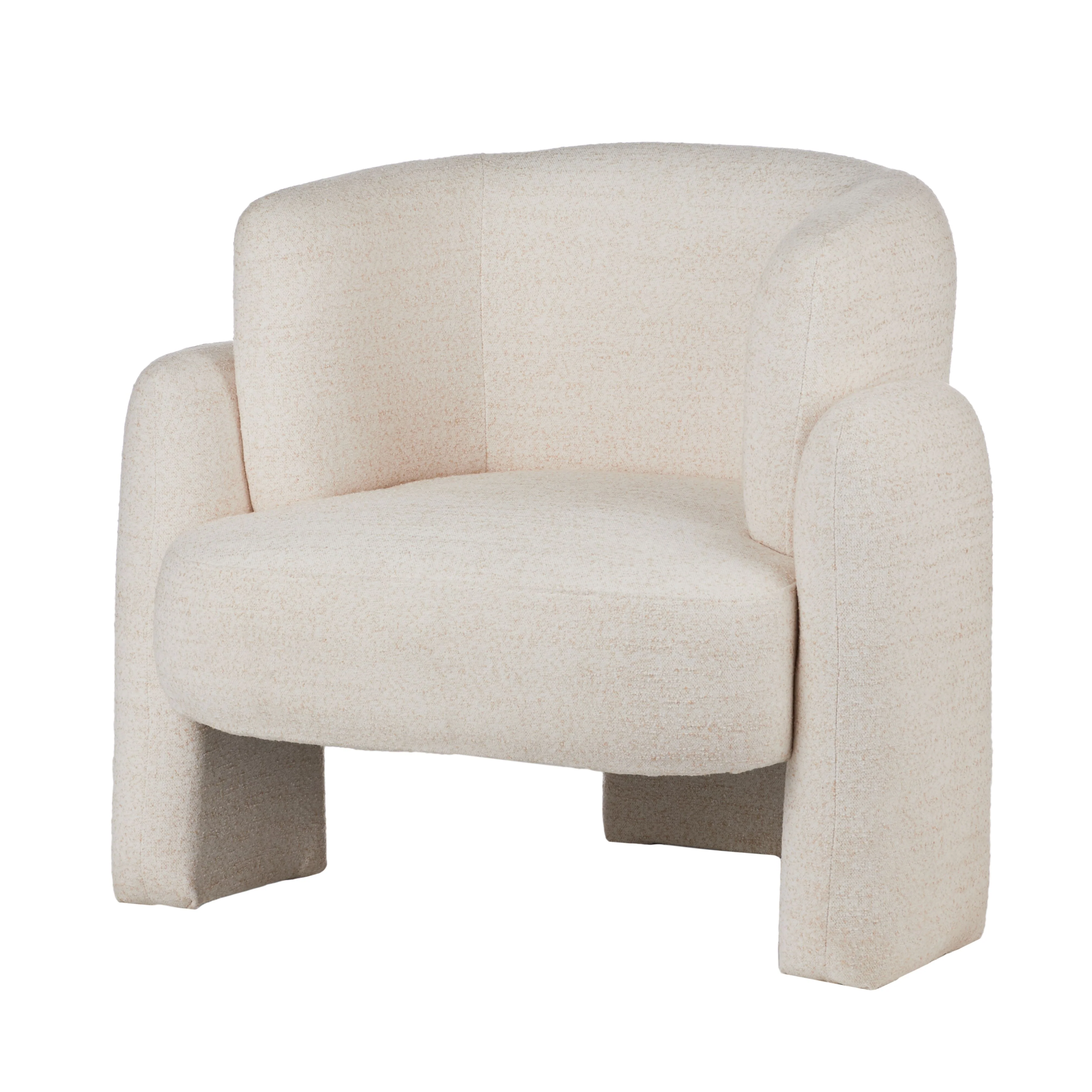 Esme Accent Chair - Marshmallow - Image 9