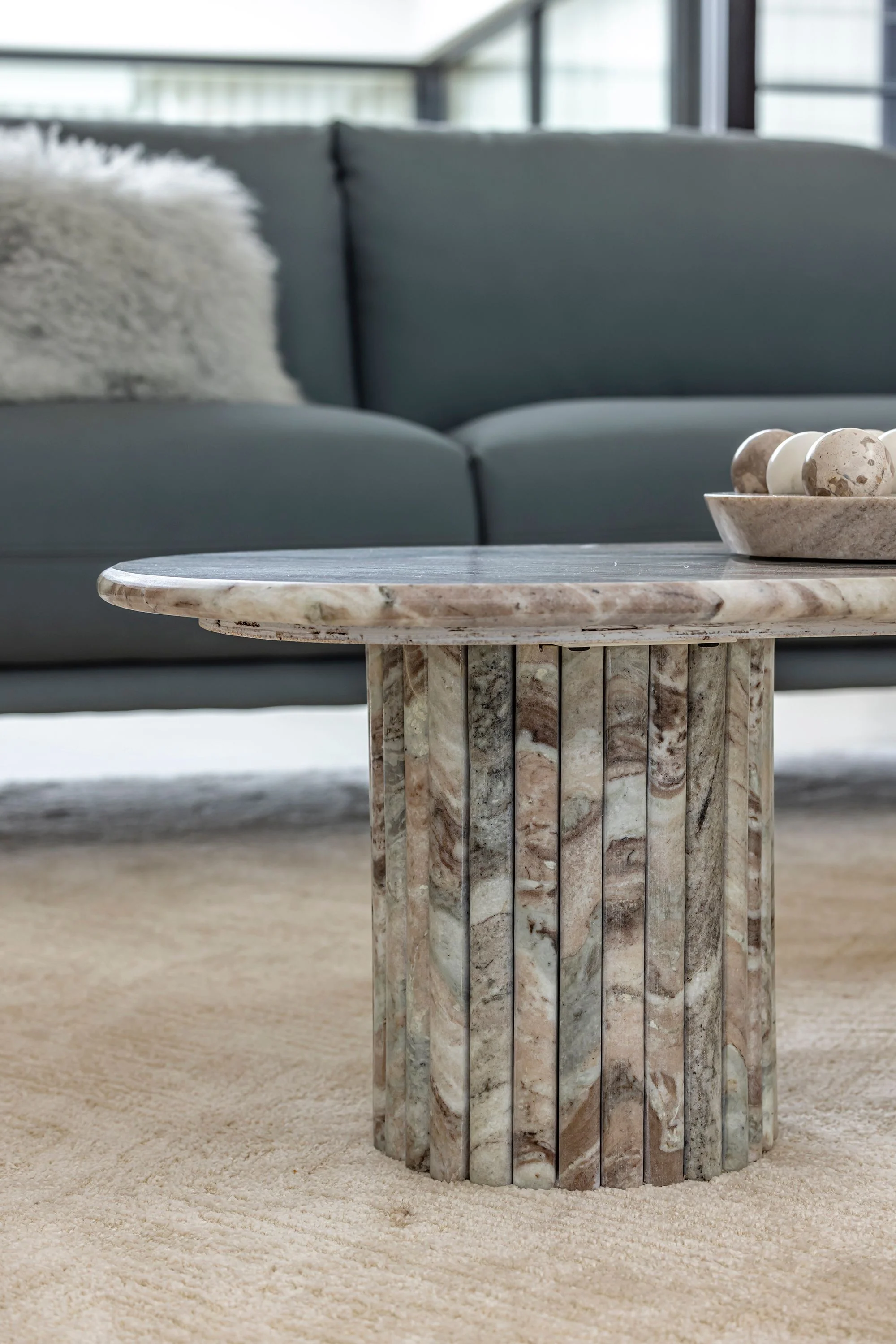 Gia Marble Coffee Table - Image 5
