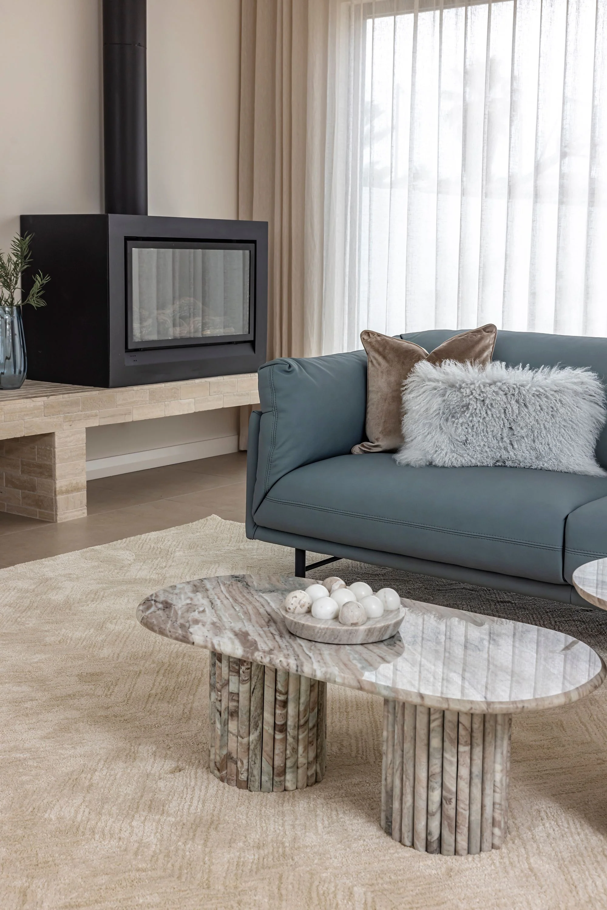 Gia Marble Coffee Table - Image 7