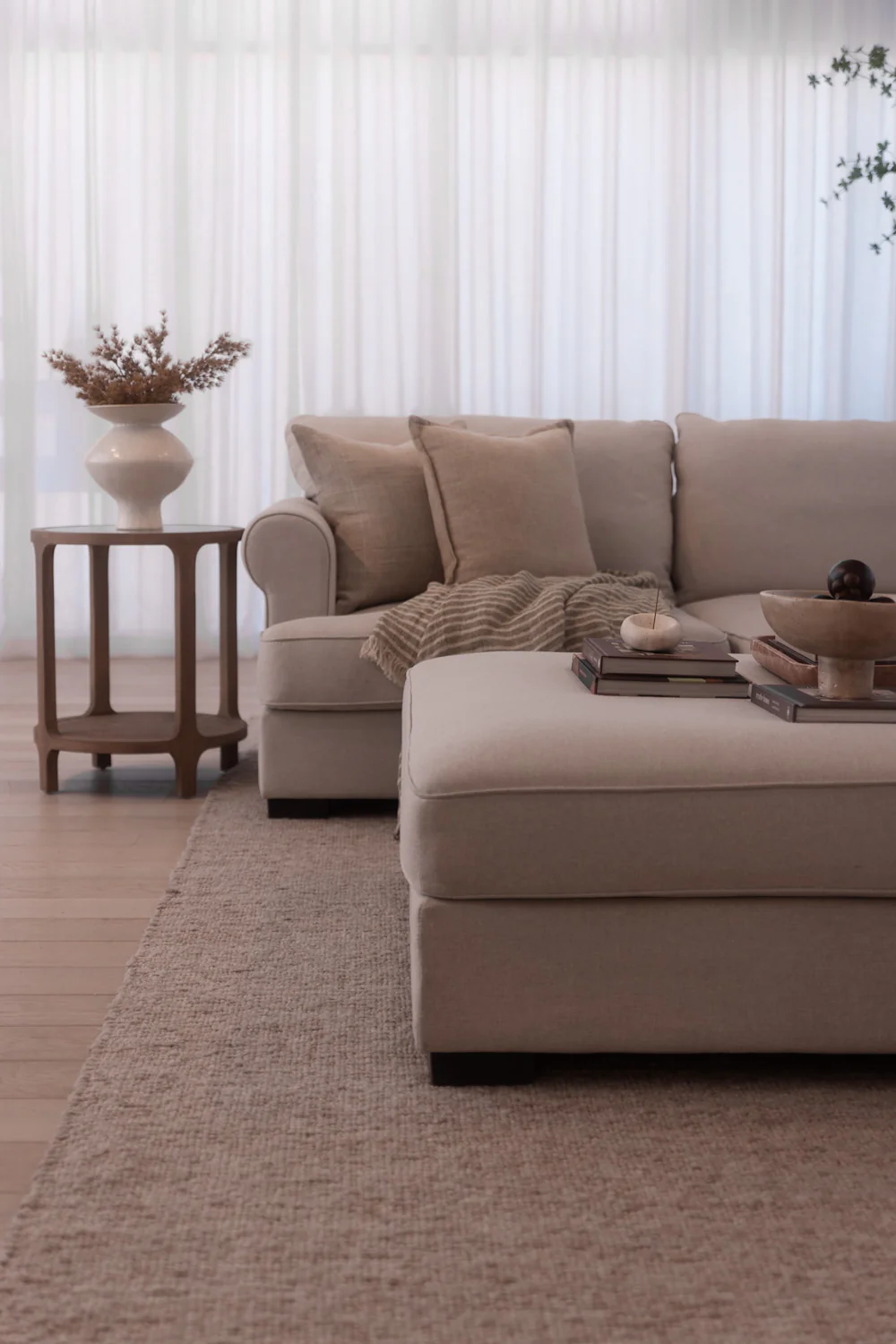 Hampton Corner Lounge - Stone - Image 7