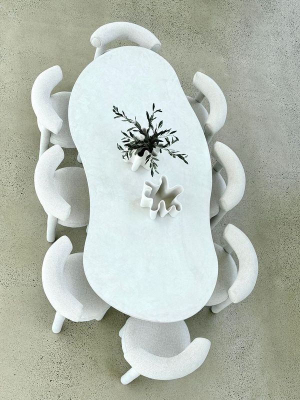 Iliad 2400 Dining Table - White - Image 6