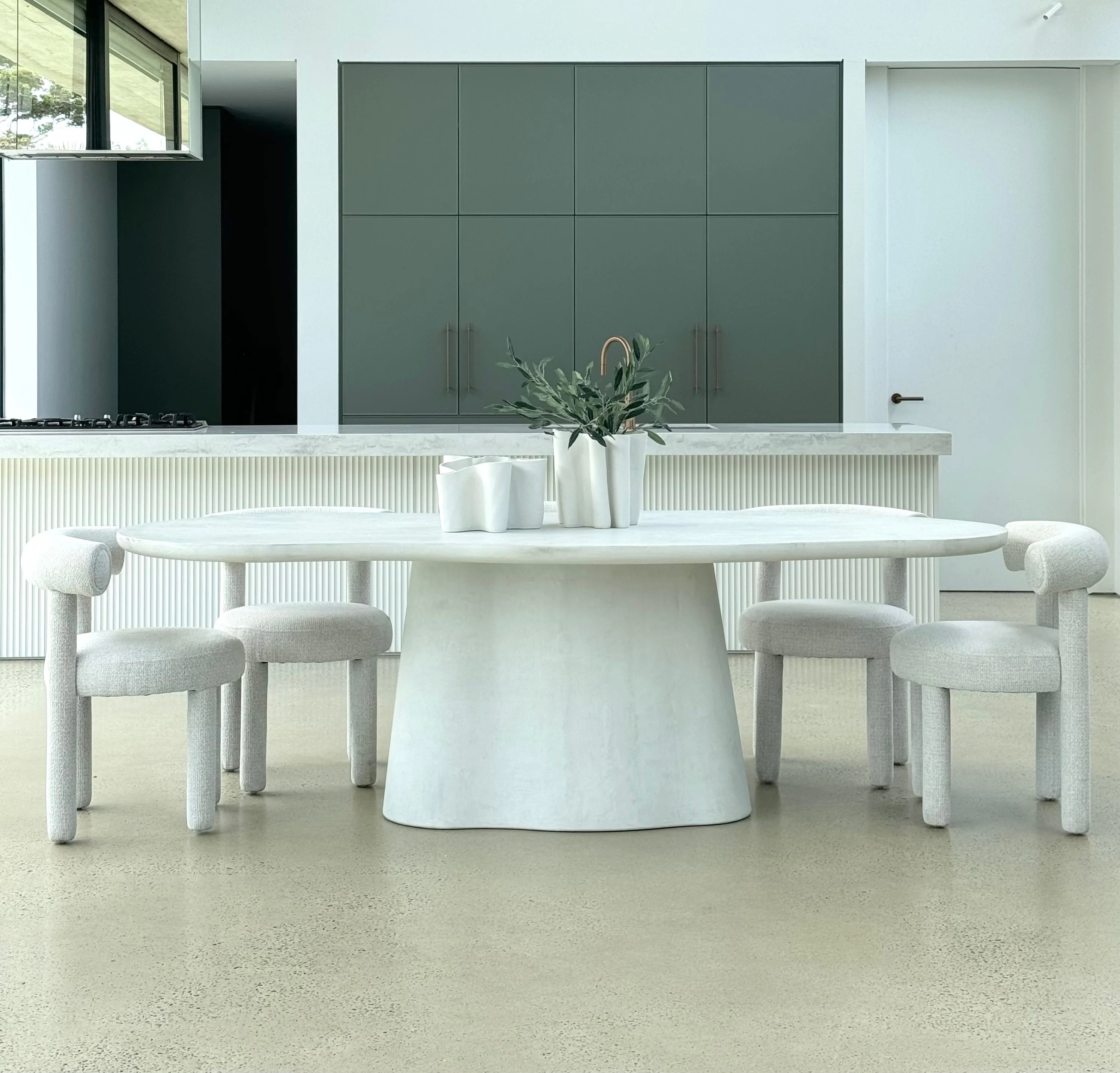 Iliad 2400 Dining Table - White - Image 8
