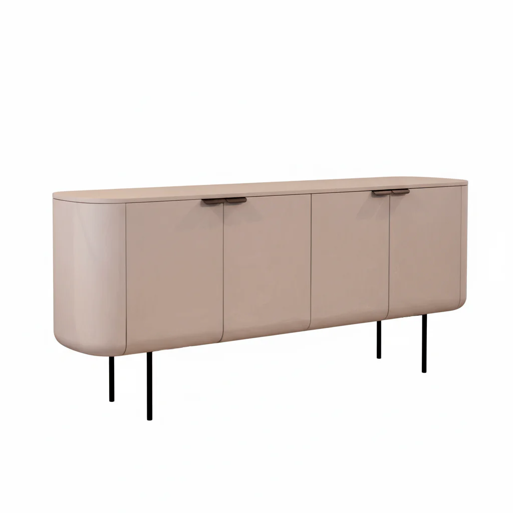 Iliad 4 Door Sideboard - White - Image 6