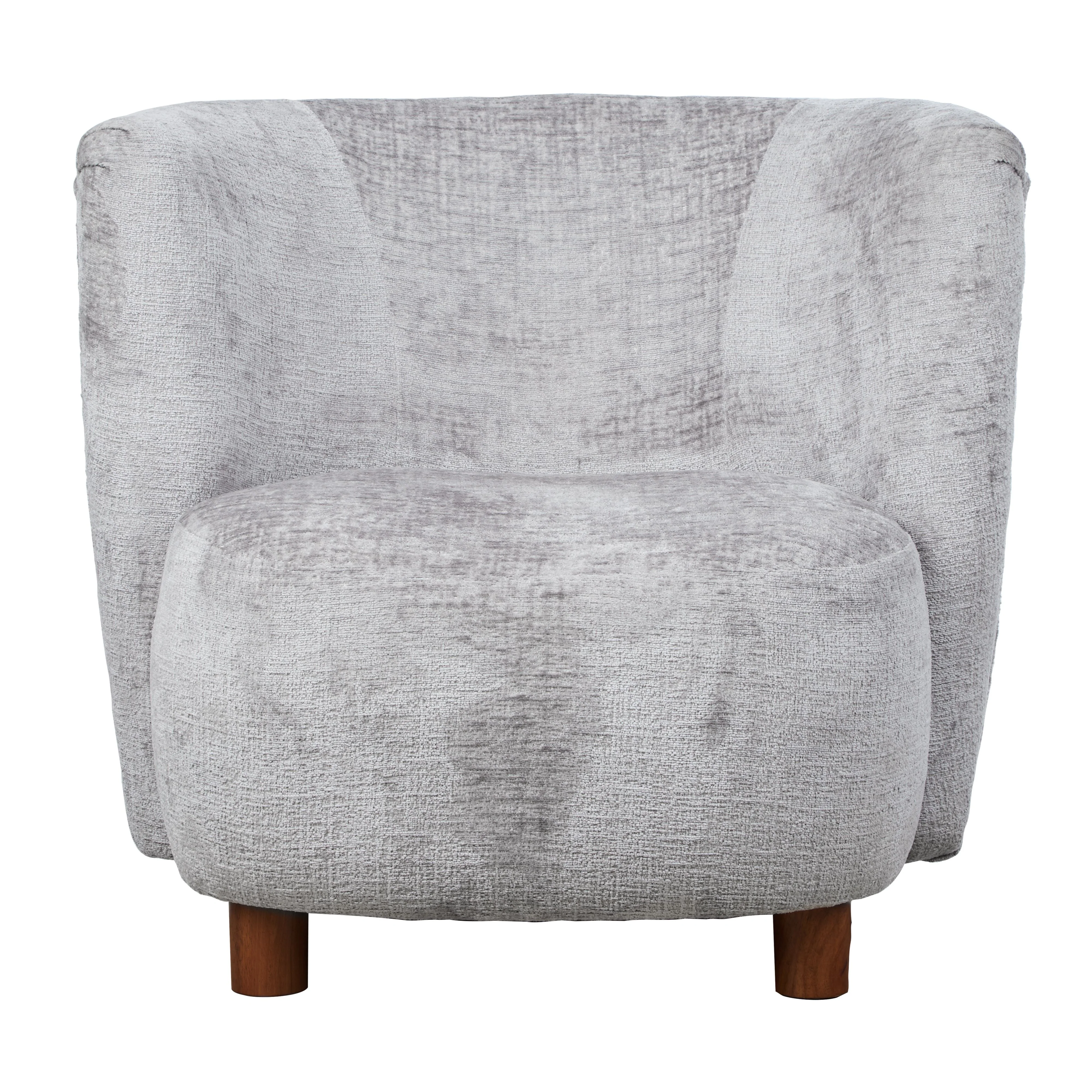 Maeve Armchair - Grey/Walnut - Image 7