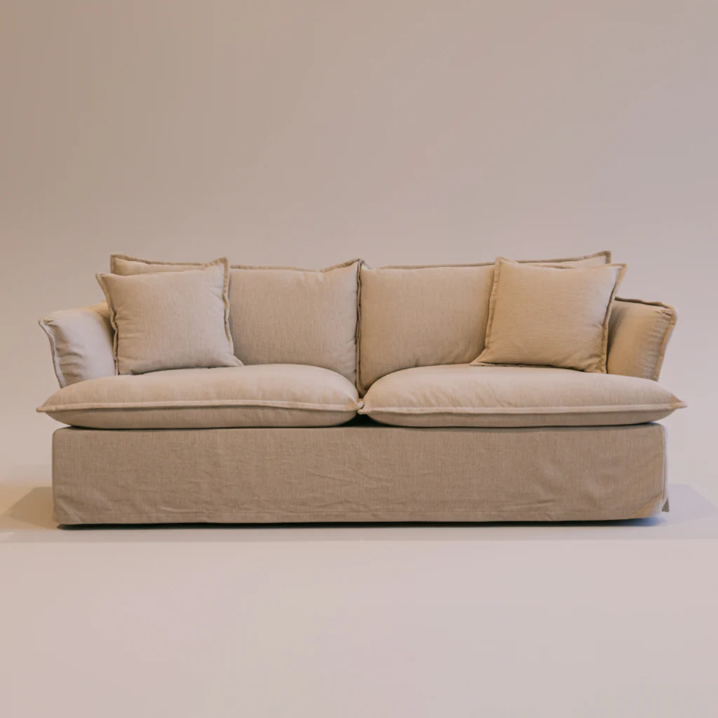 Maine 3 Seater Sofa - Salt - Image 5