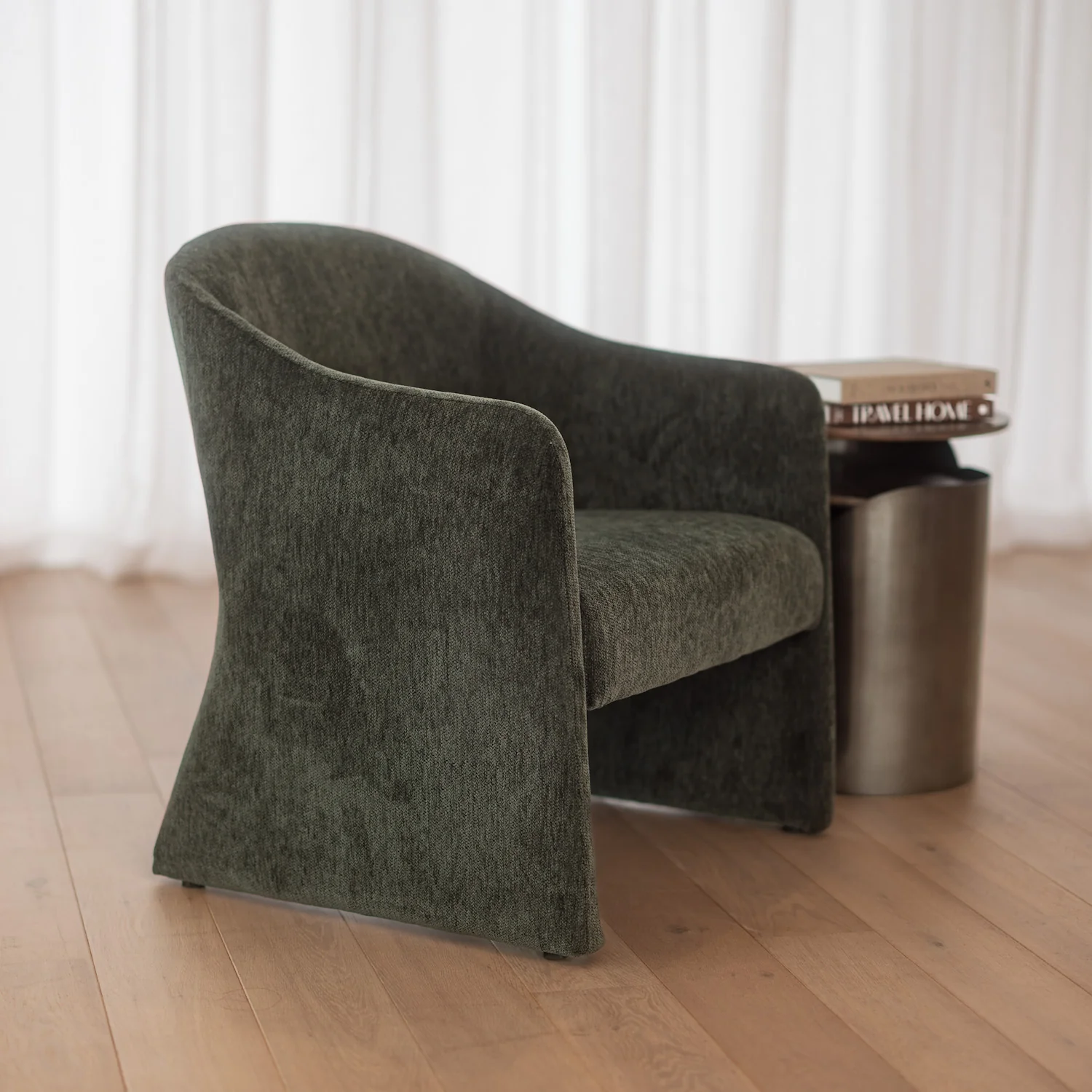 Marion Armchair - Moss - Image 3