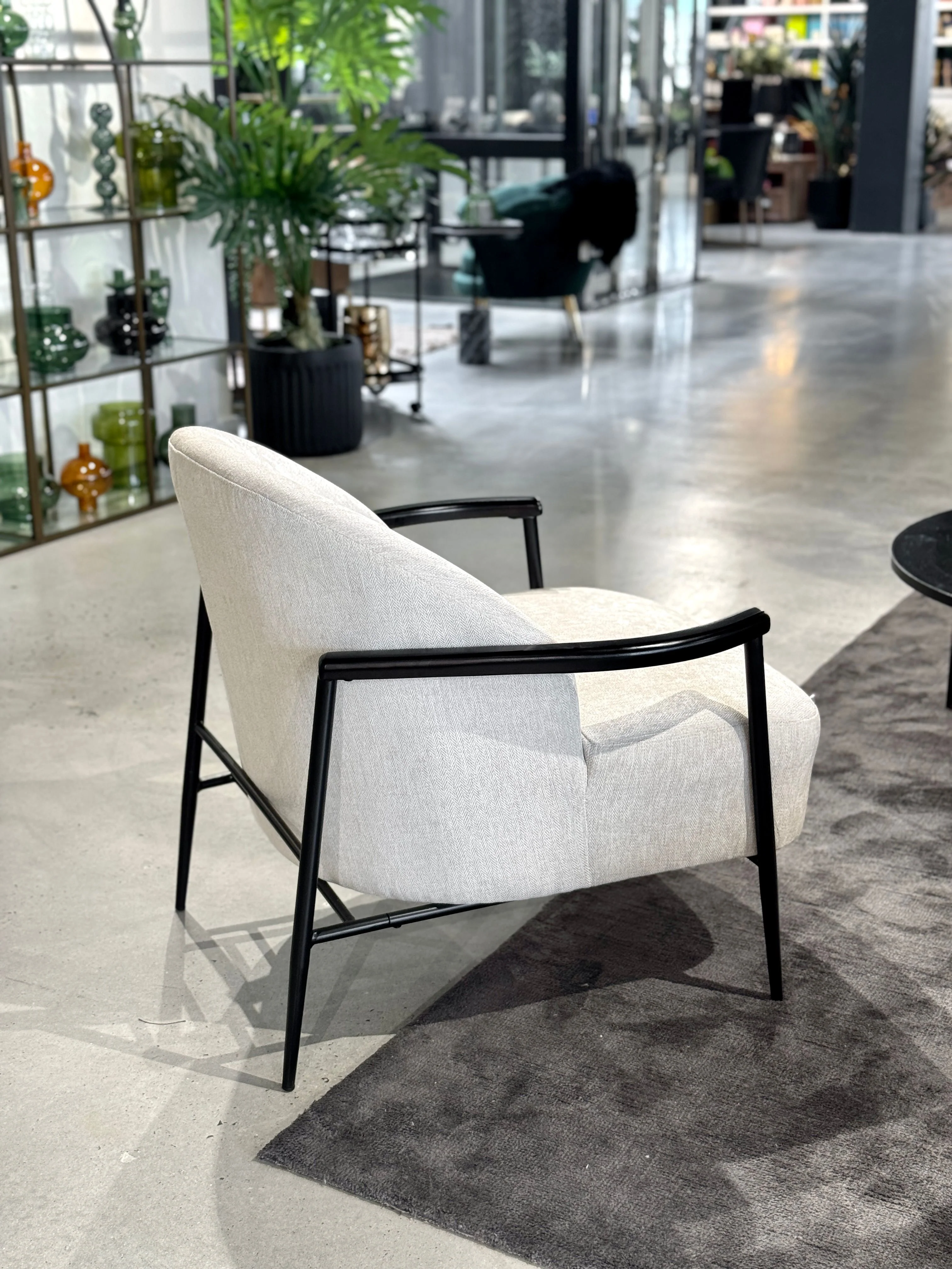 Mercer Armchair - Cream - Image 3