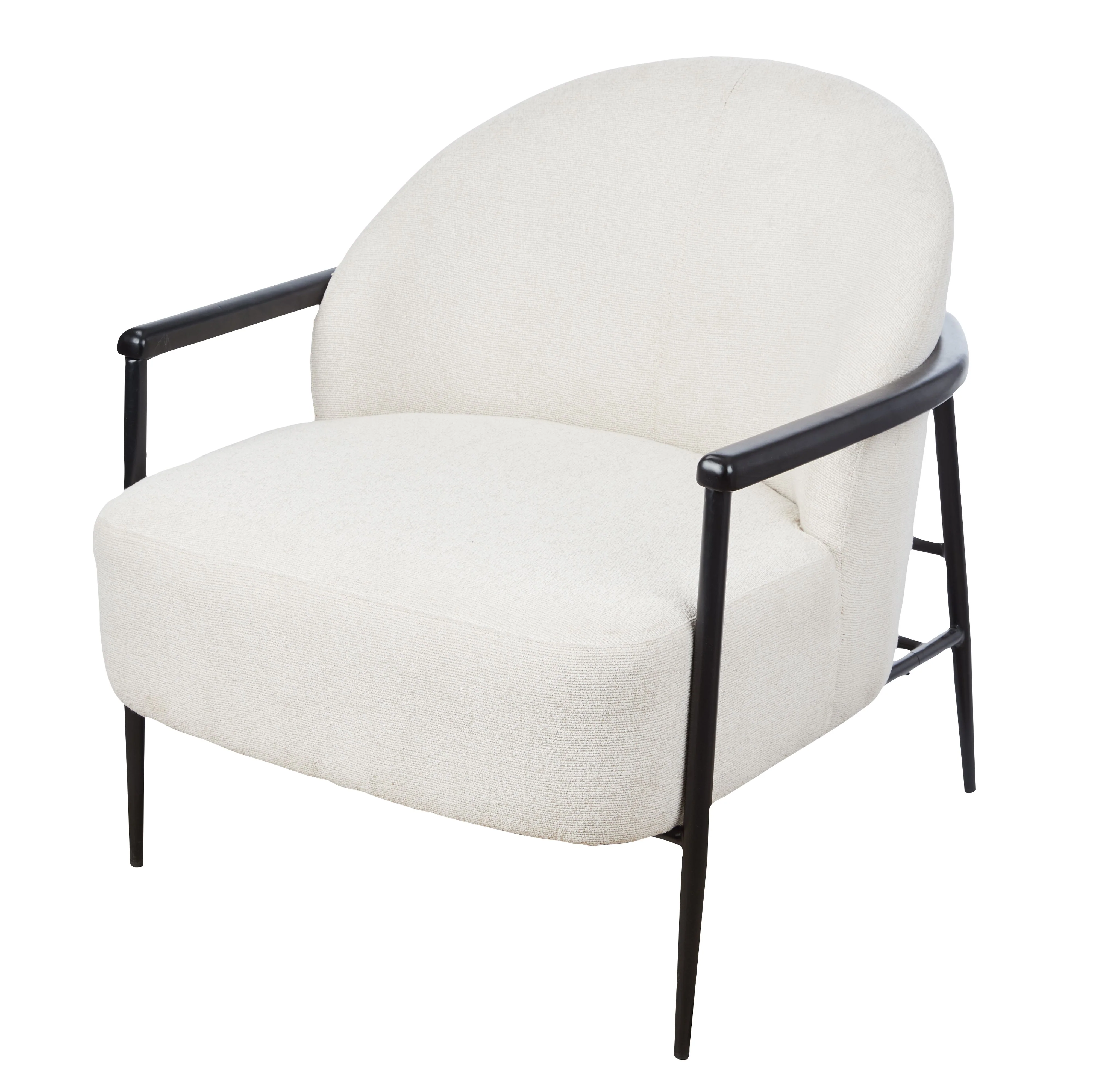 Mercer Armchair - Cream - Image 6