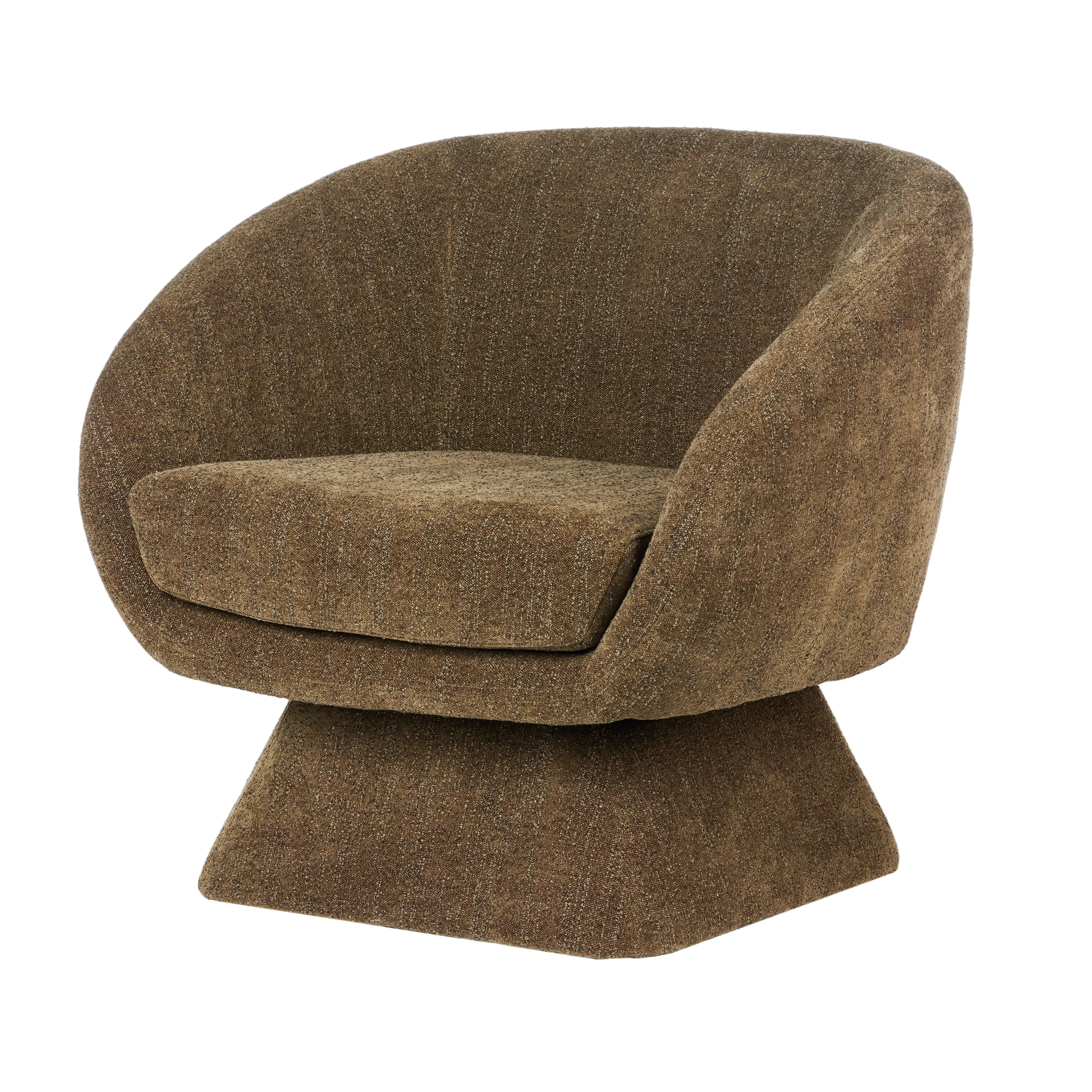 Noa Swivel Chair - Olive - Image 6