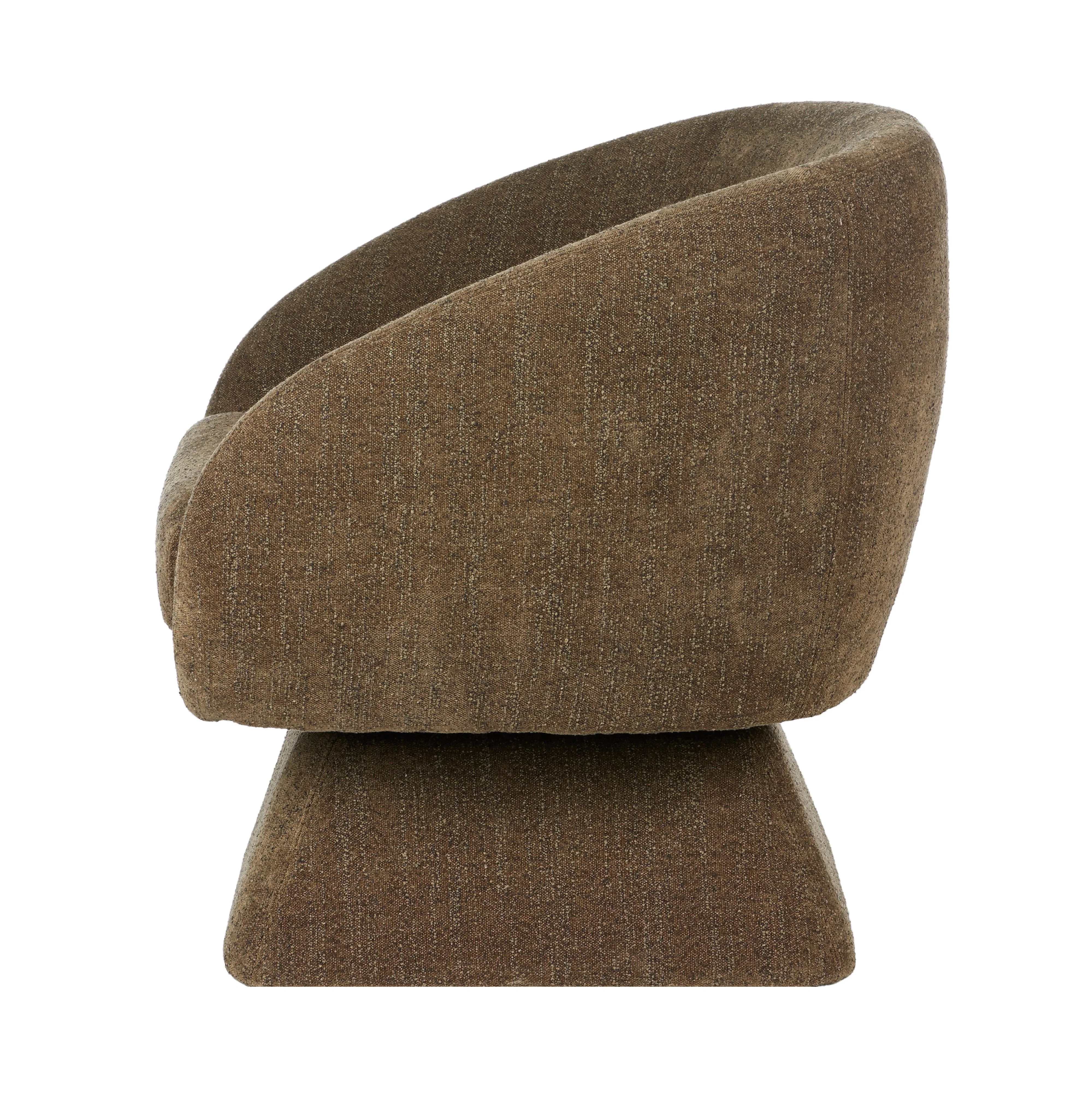 Noa Swivel Chair - Olive - Image 8