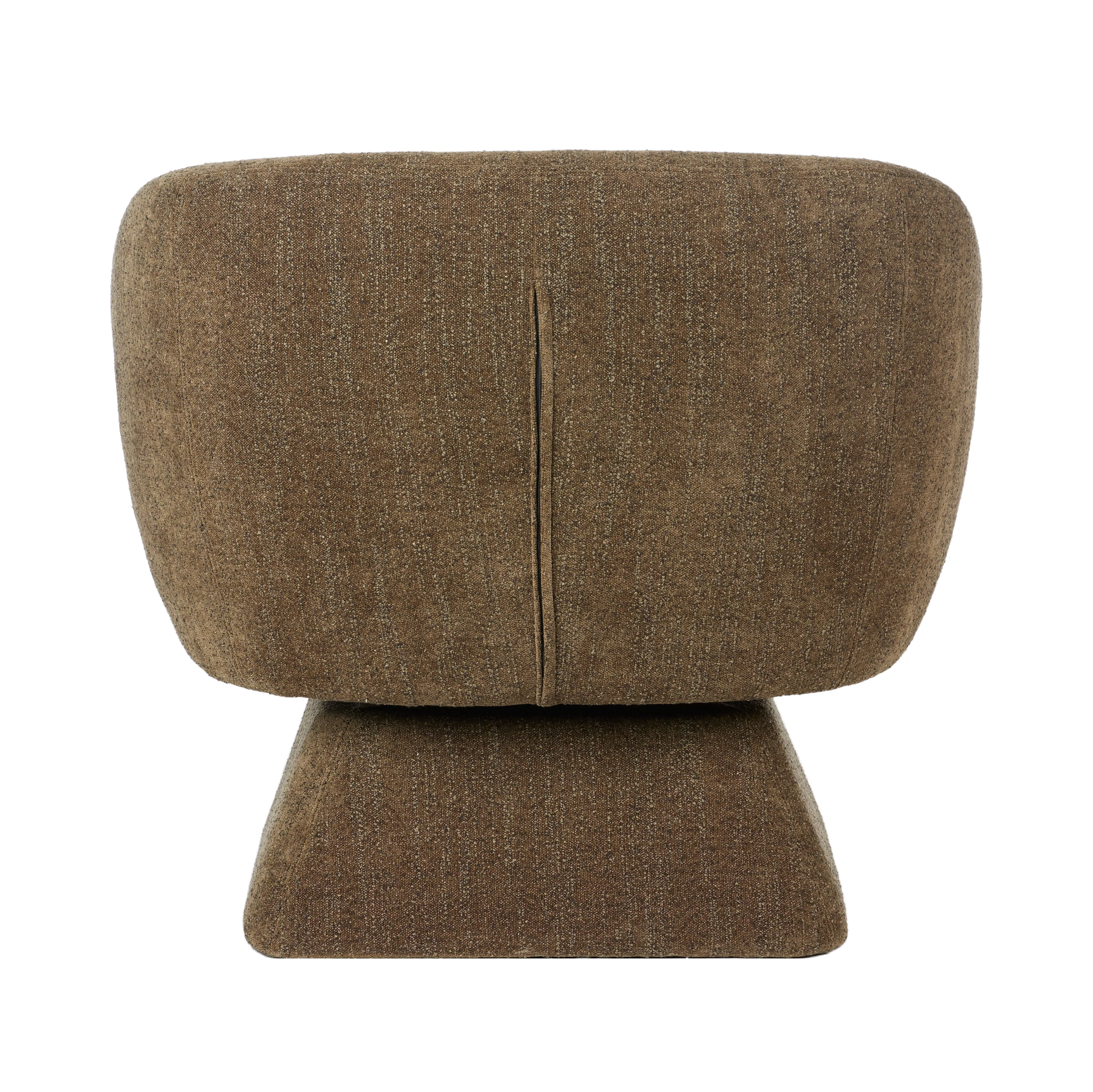 Noa Swivel Chair - Olive - Image 9