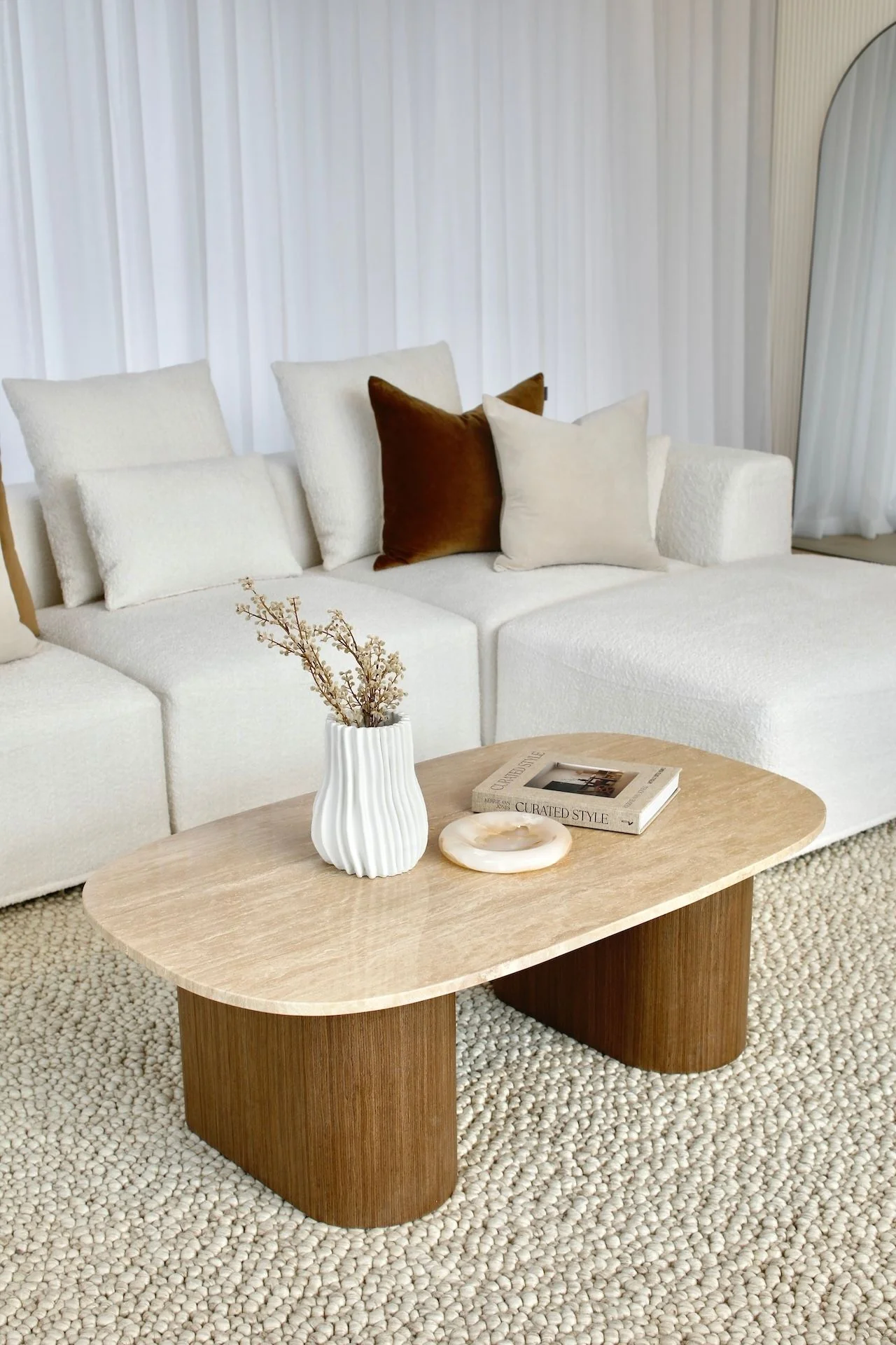 Oscar Travertine Look Coffee Table - Image 3