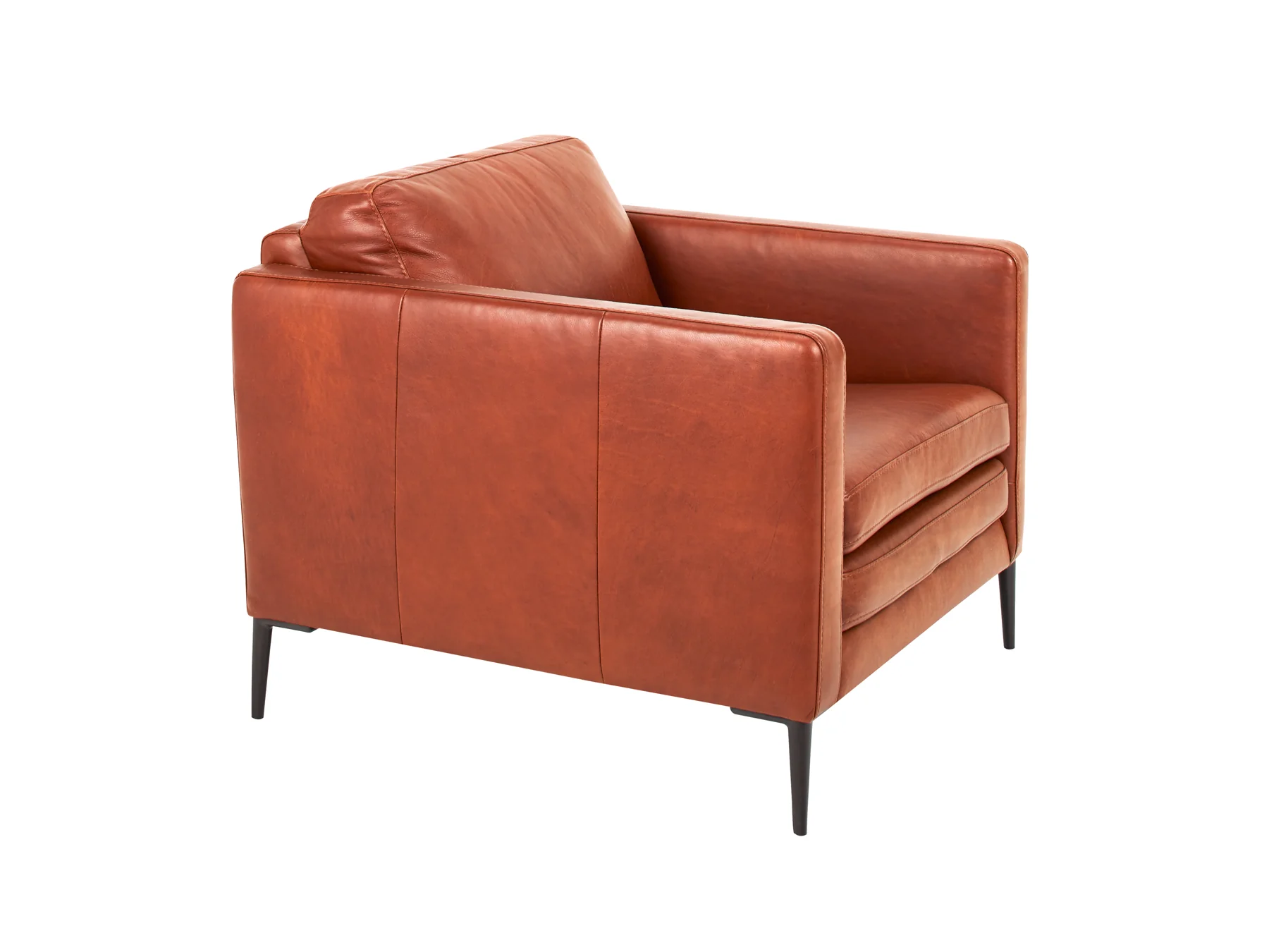 Oslo Leather Armchair - Cognac - Image 3