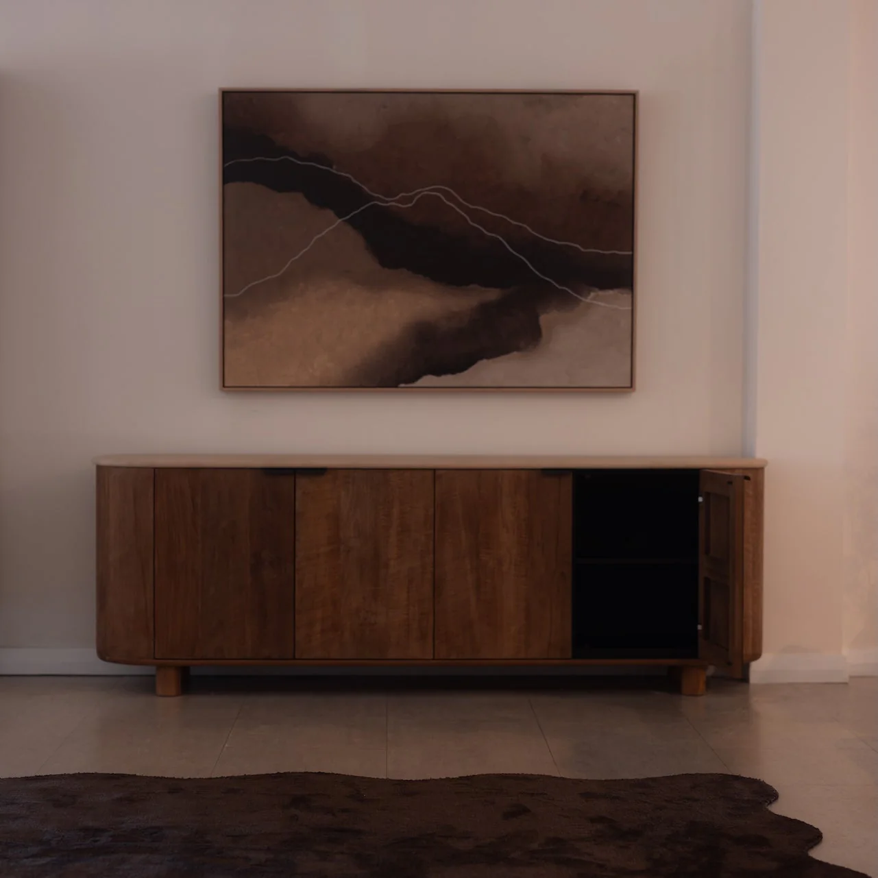 Panama 4 Door Sideboard - Image 4