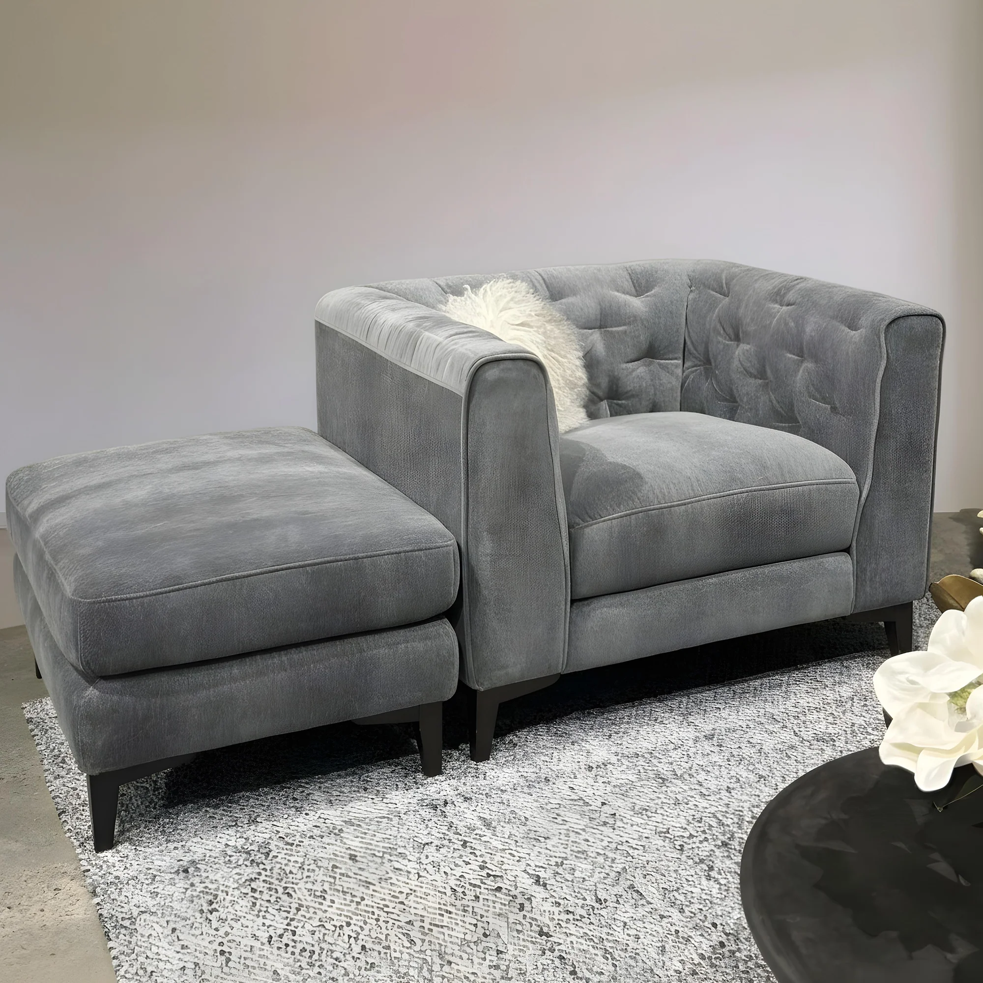 Presley Armchair - Storm - Image 3