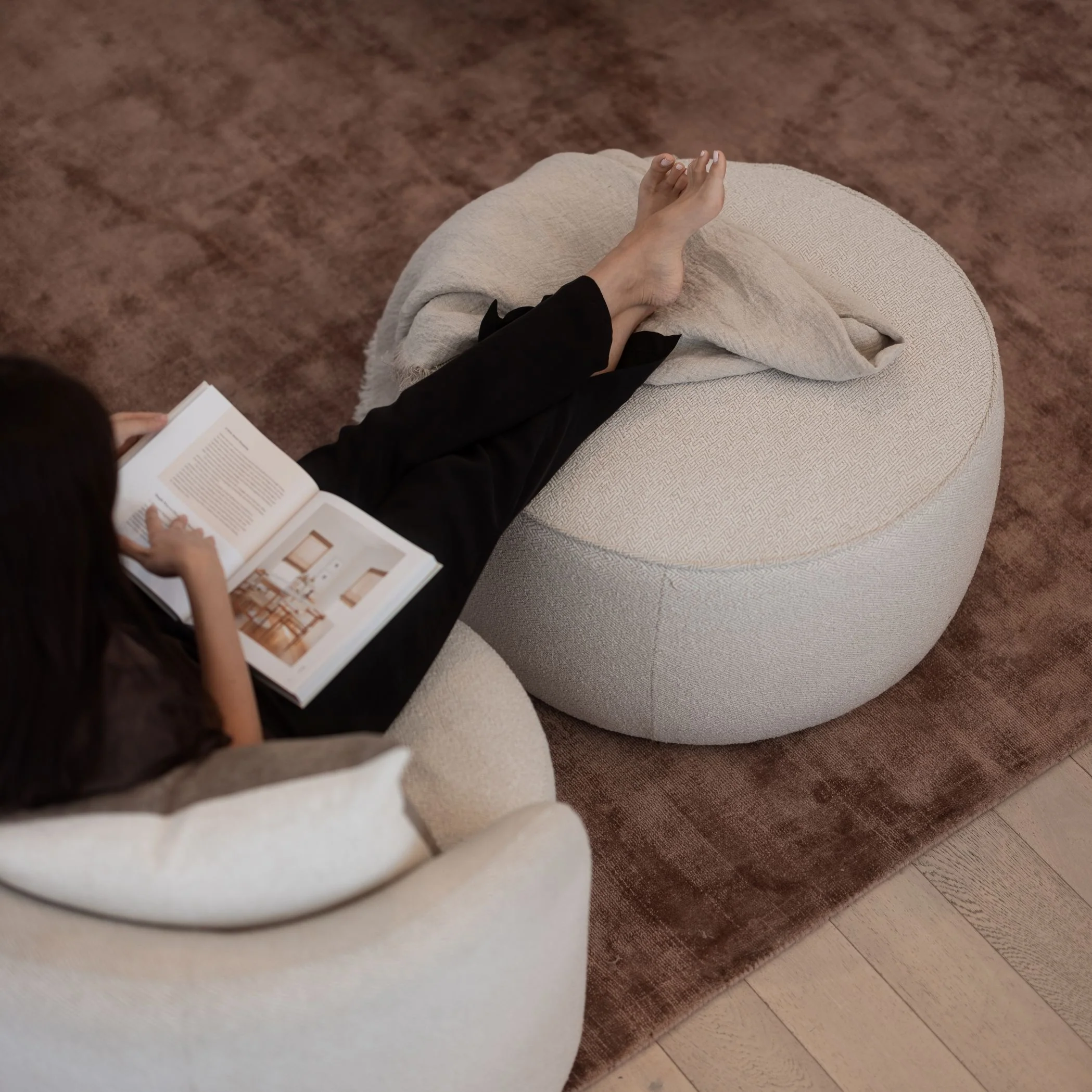 Rae Swivel Armchair - Wheat - Image 5