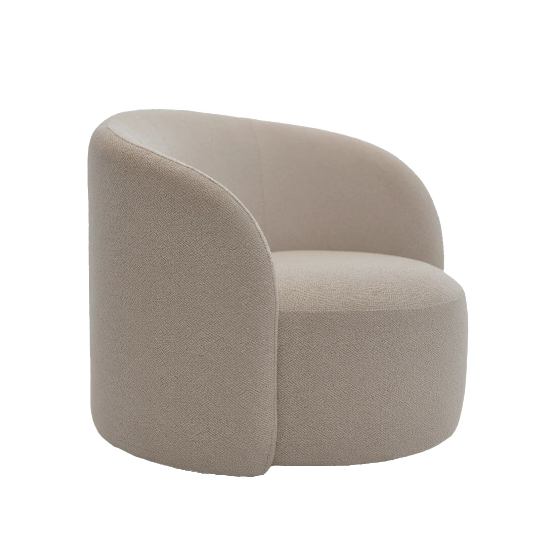 Rae Swivel Armchair - Wheat - Image 8