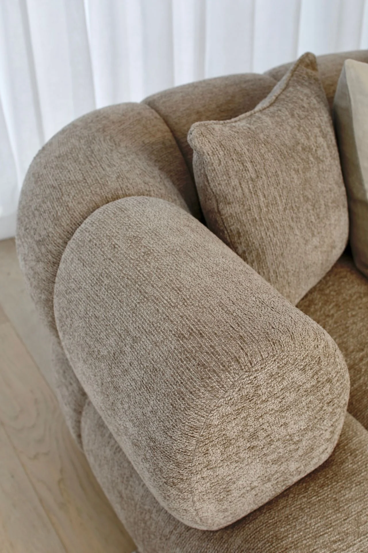 Savannah 3 Seater with Chaise - Almond - Image 5