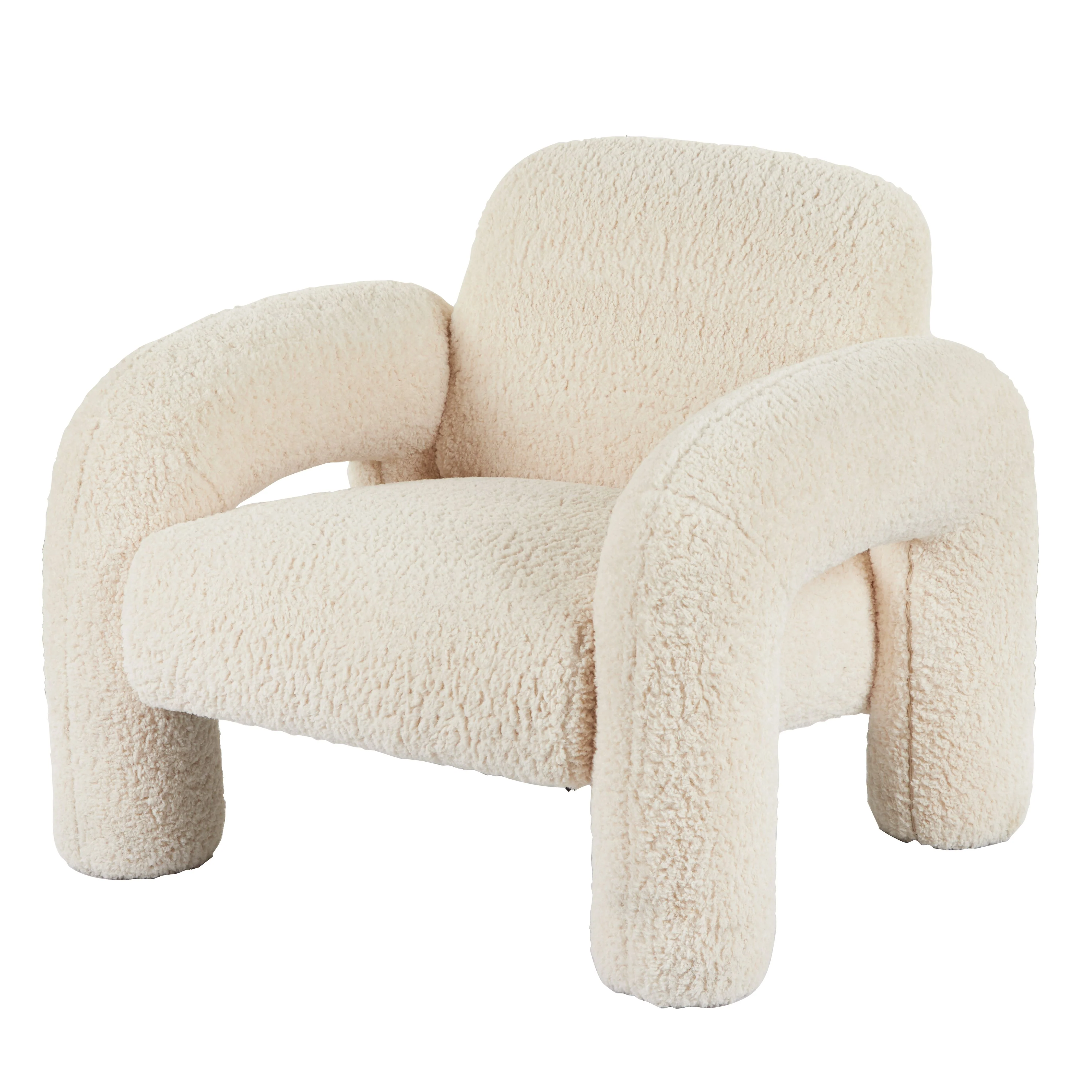 Sloane Armchair - Cream - Image 6