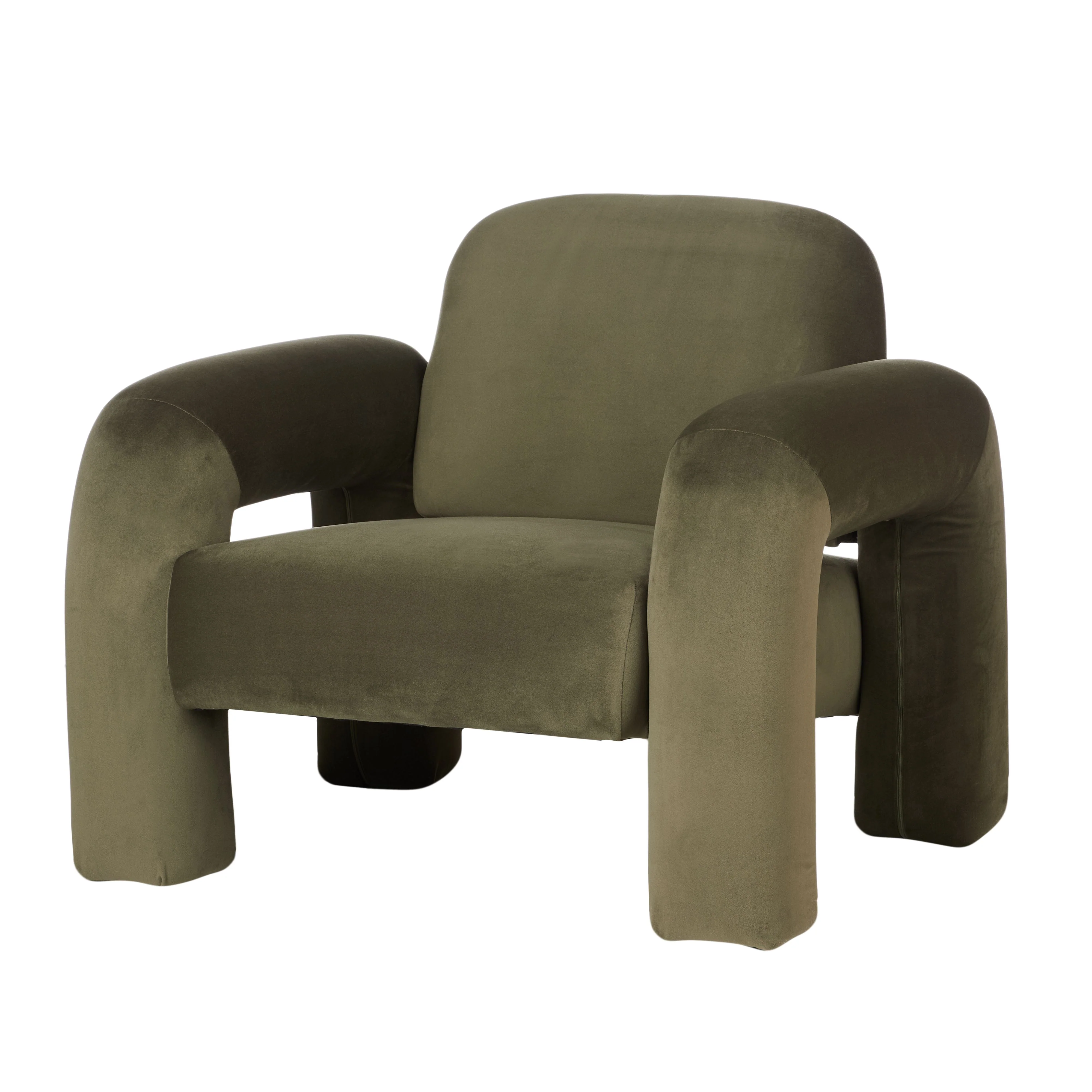 Sloane Armchair - Khaki - Image 6
