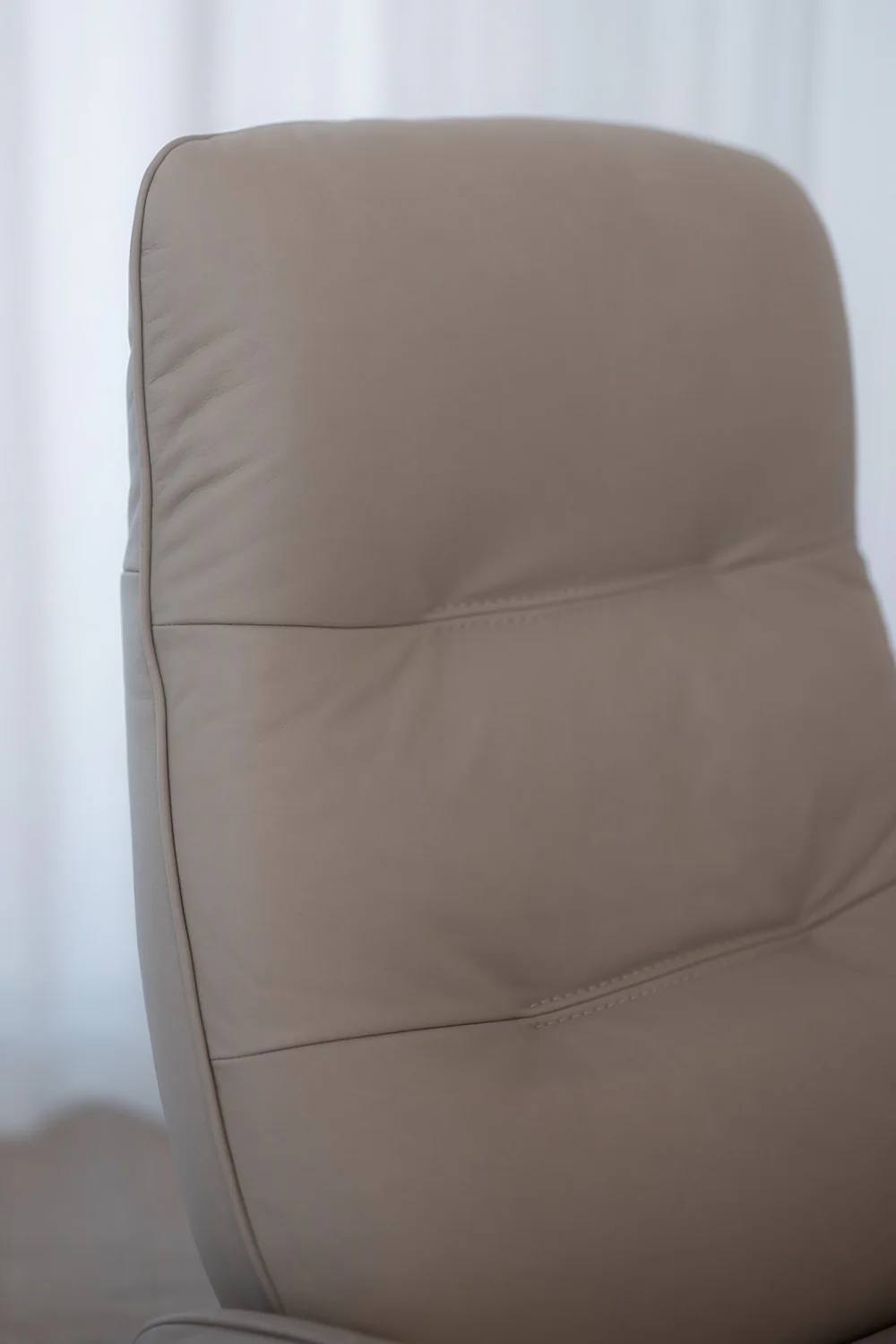 Stellan Leather Reclining Swivel Arm Chair - Image 7