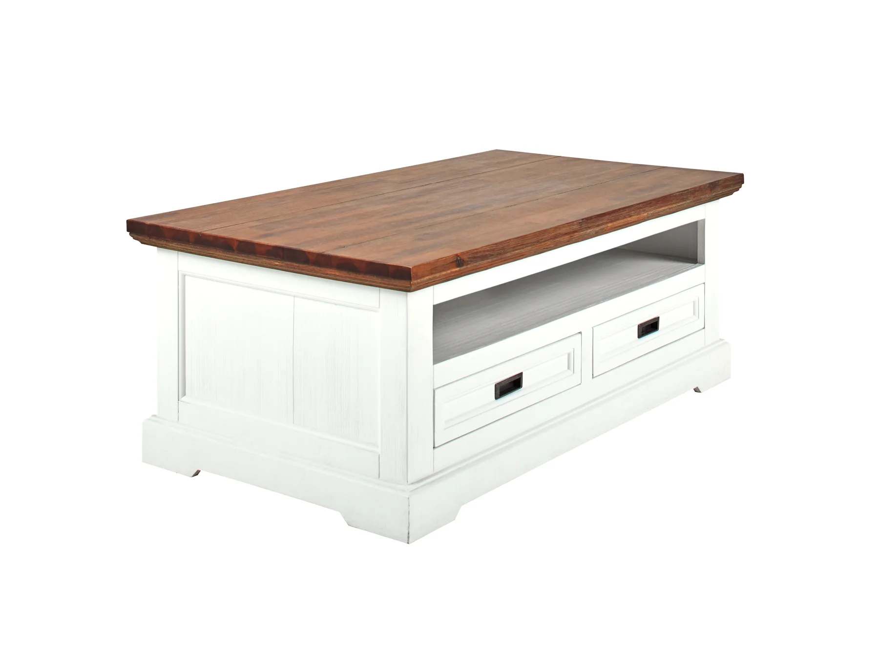 Surrey 2 Drawer 1 Shelf Coffee Table - Image 3