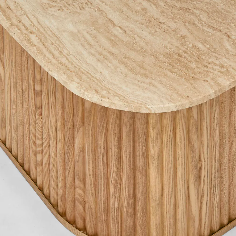 Travertine Coffee Table - Image 9