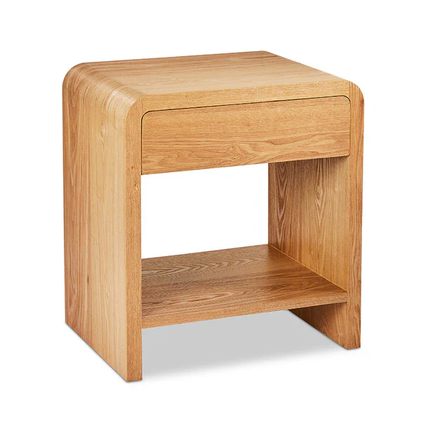 Venn Bedside Table - Oak - Image 10