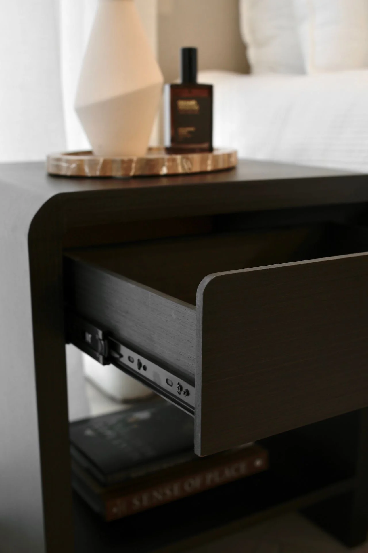 Venn Bedside Table - Black - Image 5