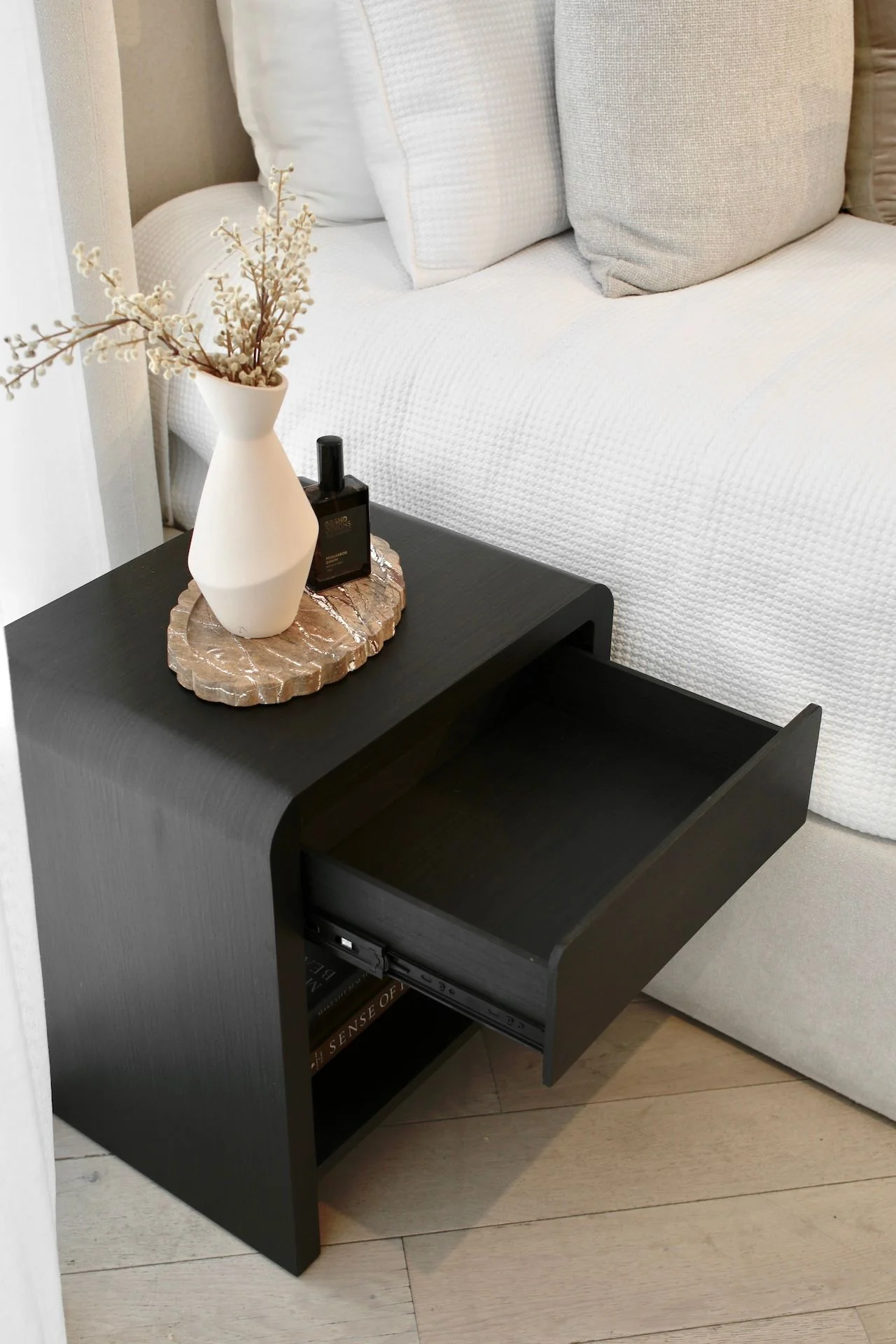 Venn Bedside Table - Black - Image 6