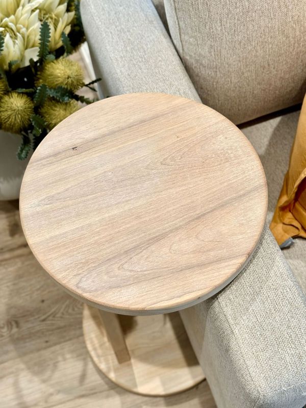 Wilbur Sofa Table - Whitewash - Image 4